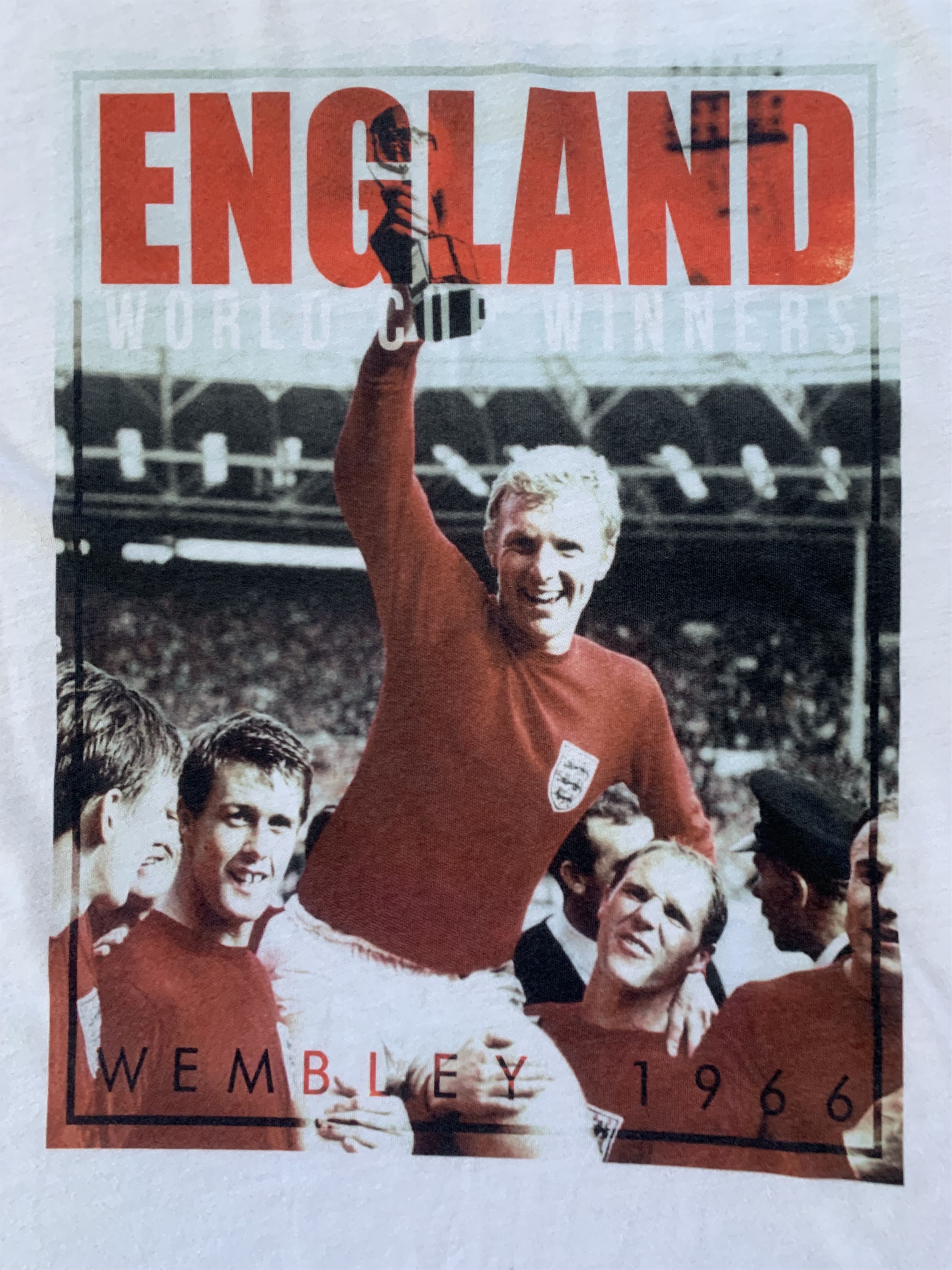 New England Outerwear England Word Cup Winners Cotton Printed T Shirt Size US S / EU 44-46 / 1 - 5 Thumbnail