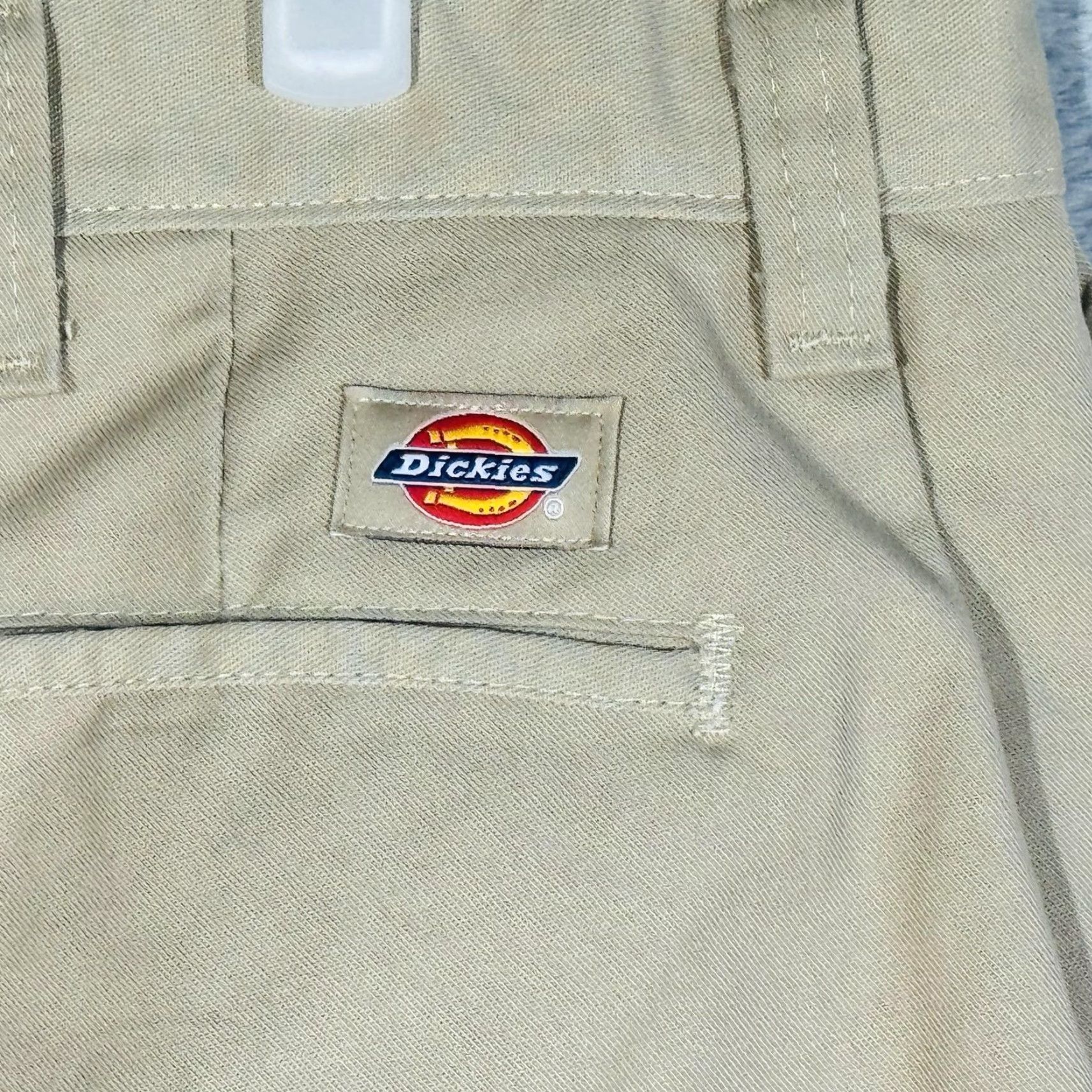 Dickies Dickies Pants Mens 40x29 Beige Khakis Polyester Cotton Zip Fly W541E5F Size US 40 / EU 56 - 3 Thumbnail