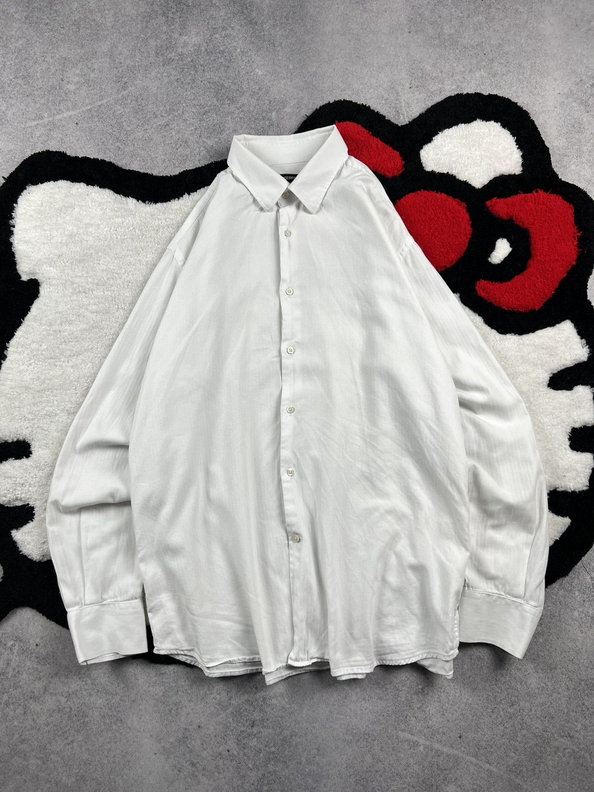 Karl Lagerfeld Vintage Karl Lagerfeld Old Money Button Up Y2K Shirt Size US L / EU 52-54 / 3 - 1 Thumbnail