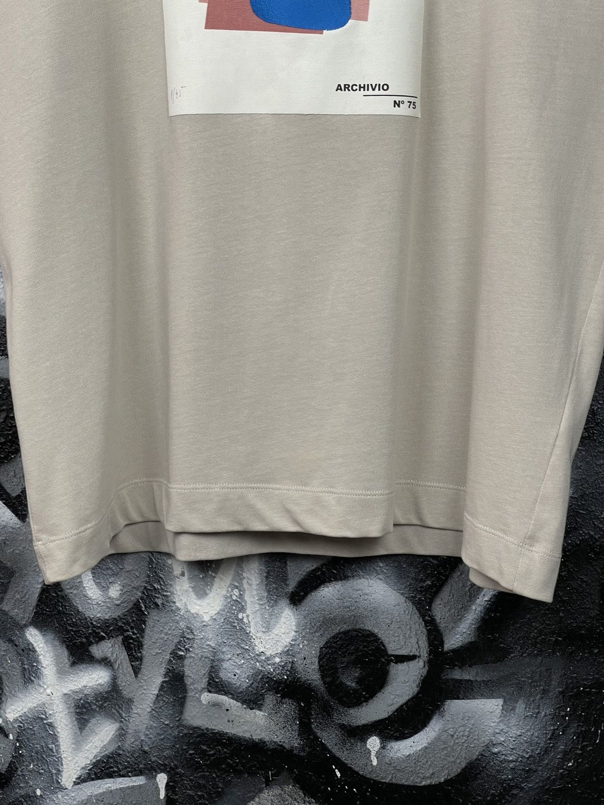 Zara Zara Art Archivio Abstract Logo T-Shirt Men’s Size XL Size US XL / EU 56 / 4 - 8 Thumbnail