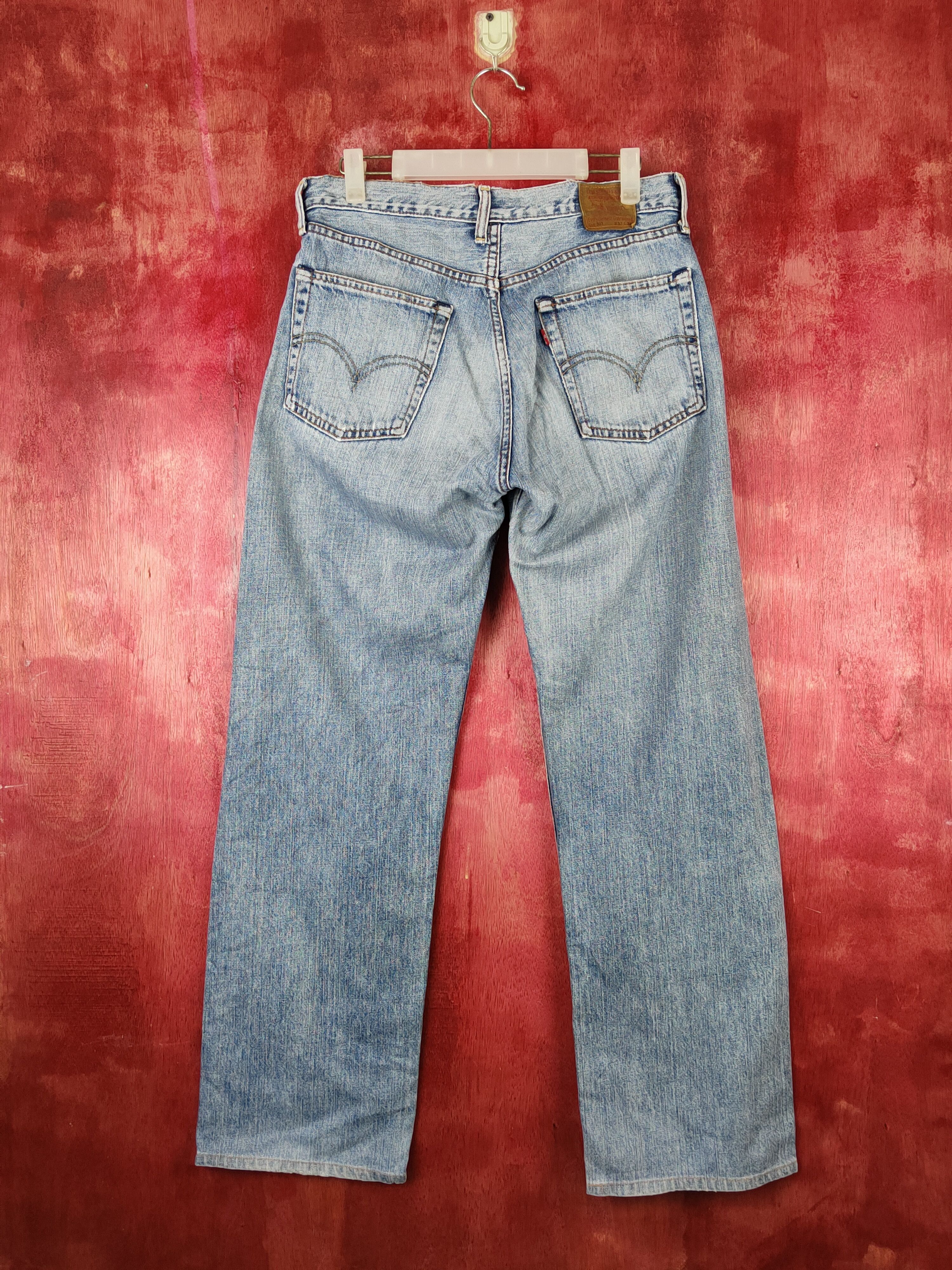 Levi's Levi's Blue Faded Distressed Ripped Jeans #S1693 Size US 31 - 7 Thumbnail