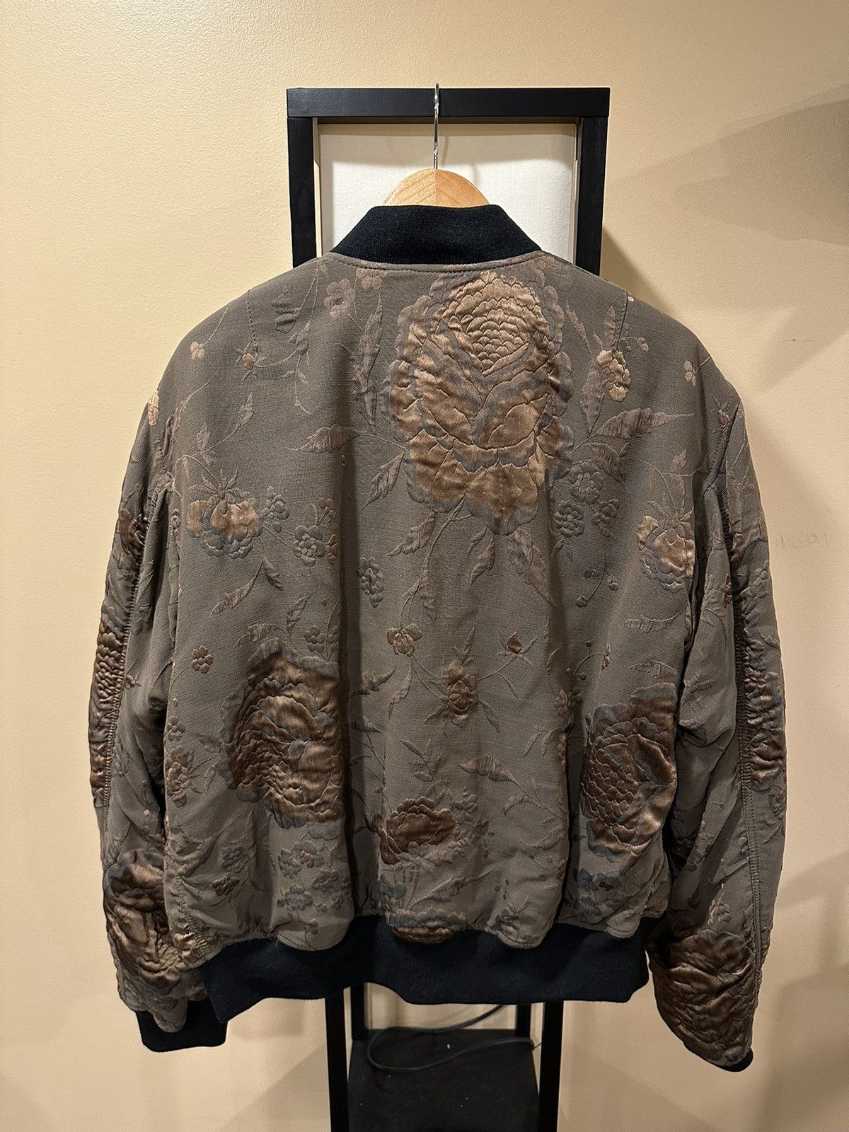 Haider Ackermann Haider Ackermann Raquel FW16 Floral Embroidery Bomber Jacket Size US XL / EU 56 / 4 - 2 Thumbnail