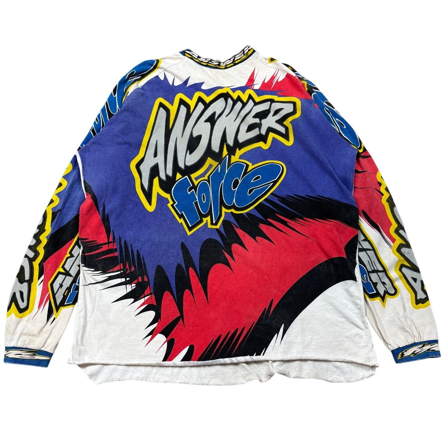 ヴィンテージ 〜90s USA製 ANSWER racing モトクロス 不合理 総柄
