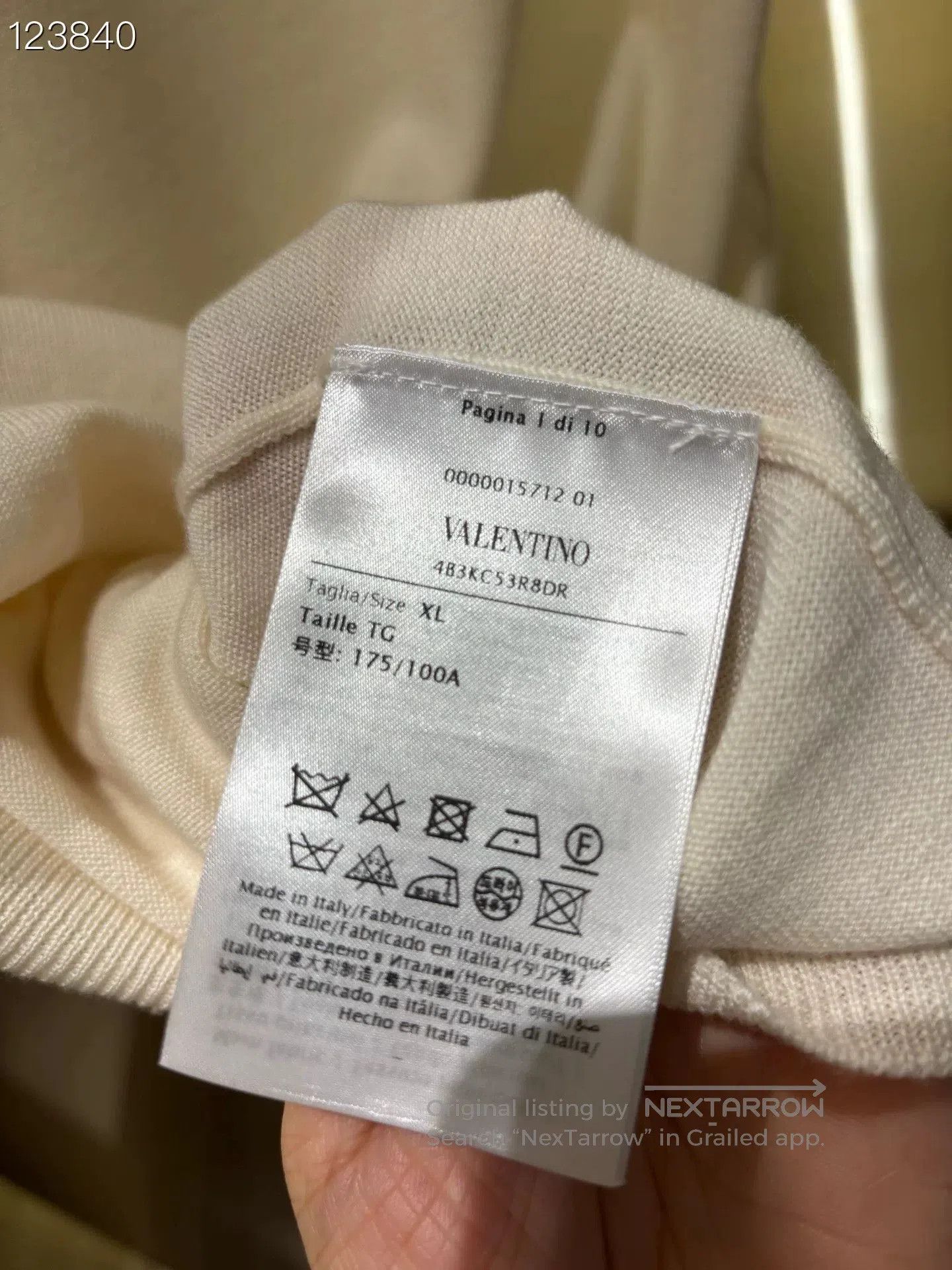 Valentino Valentino Women's Crystal Bow Knit Top. Size XL / US 12-14 / IT 48-50 - 4 Thumbnail