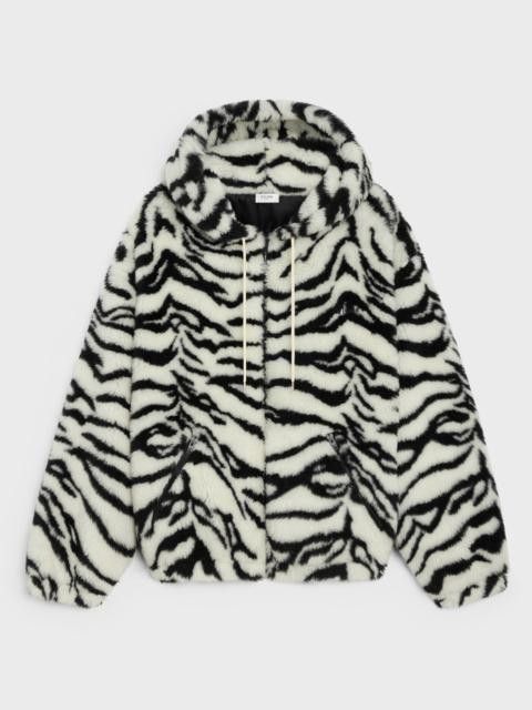Celine Jacket in Tiger-print Fleece Size US XS / EU 42 / 0 - 1 Thumbnail