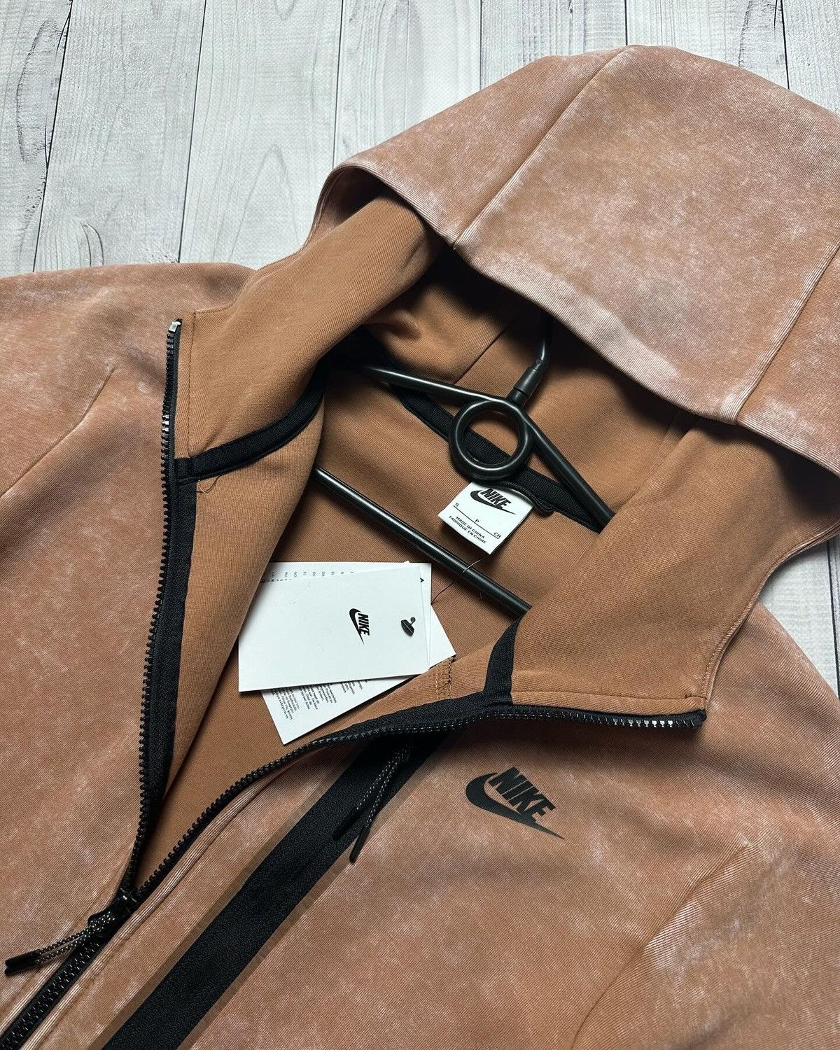 Nike Nike tech fleece zip hoodie rare washed size S Size US S / EU 44-46 / 1 - 5 Thumbnail