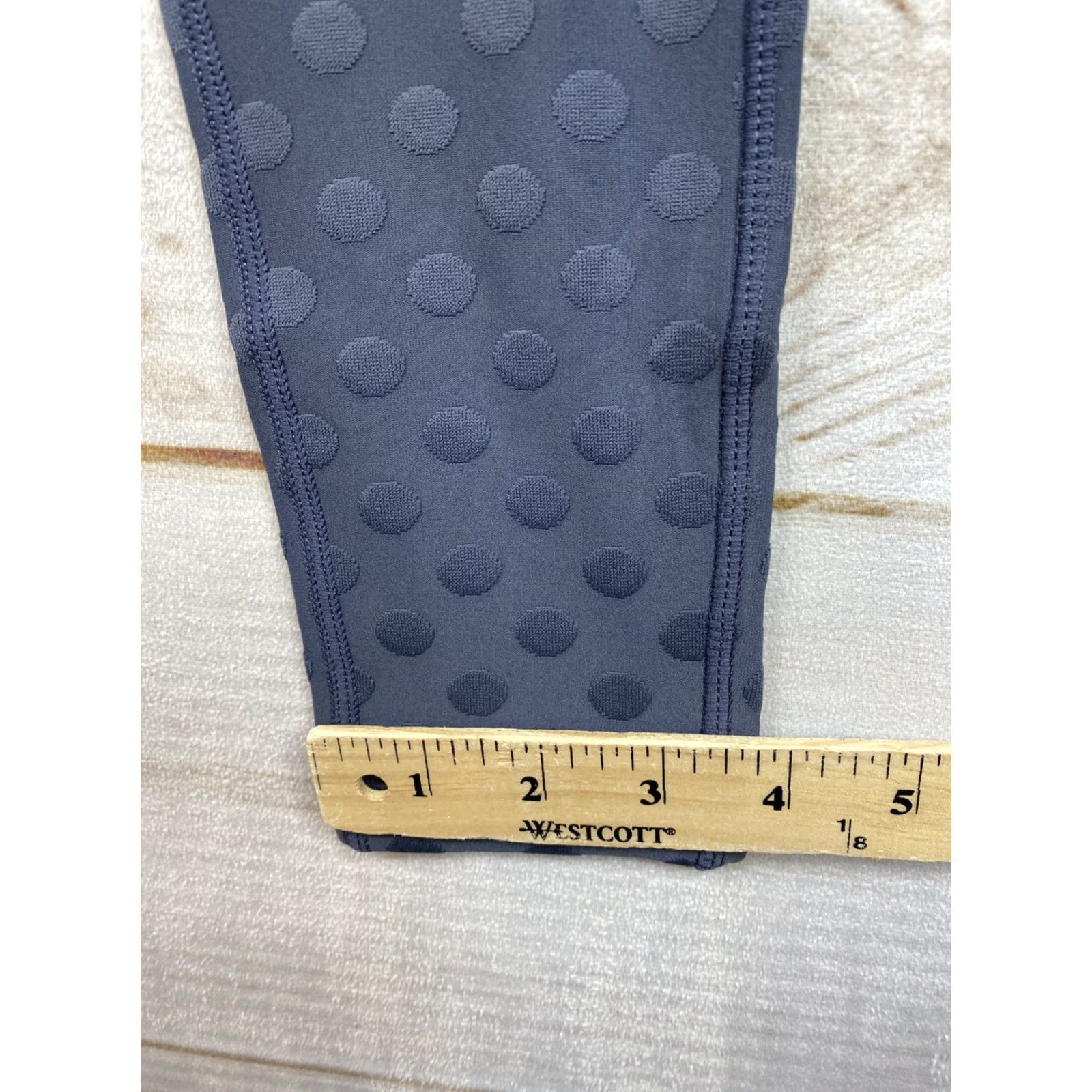 Vintage VINTAGE Mono B Leggings None Women S Gray Polka Dots High Waisted Yoga Running Stretch NWT Size 28" / US 6 / IT 42 - 7 Thumbnail