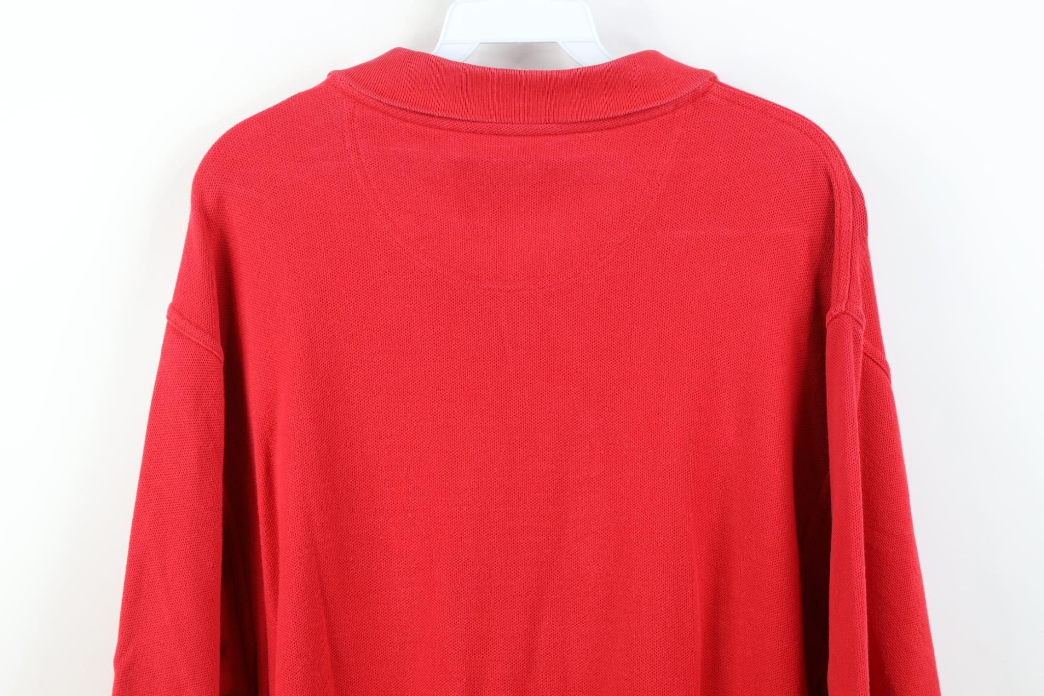 Starter Vintage 90s Starter Detroit Red Wings Hockey Golf Polo Shirt Size US L / EU 52-54 / 3 - 15 Thumbnail