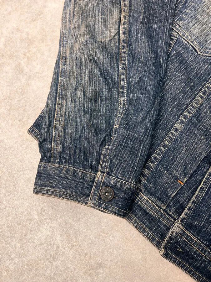Marithe + Francois Girbaud 2000s Marithé + François Girbaud Blue Faded Denim Jacket Size US M / EU 48-50 / 2 - 6 Thumbnail