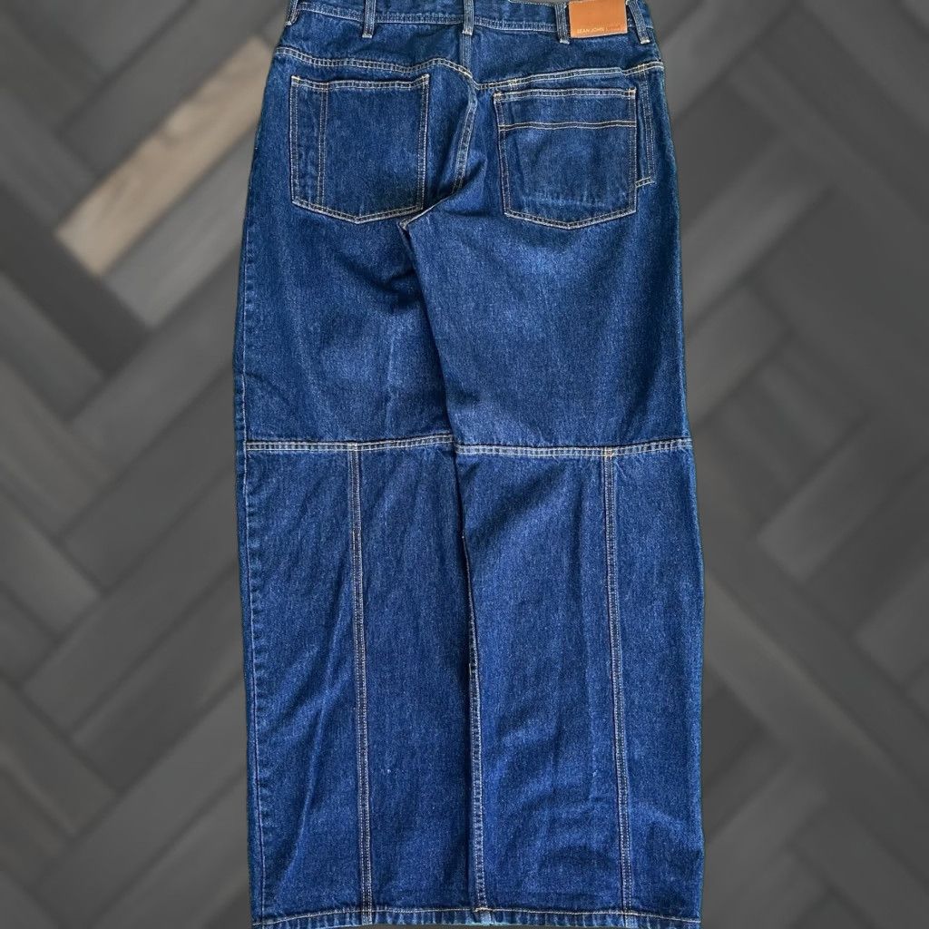 Sean John VINTAGE Sean John Jeans Baggy Wide-Leg 39x34.25" 21" Openings Mens Denim Blue 90s Hip Hop 5-Pocket Size US 39 - 1 Thumbnail