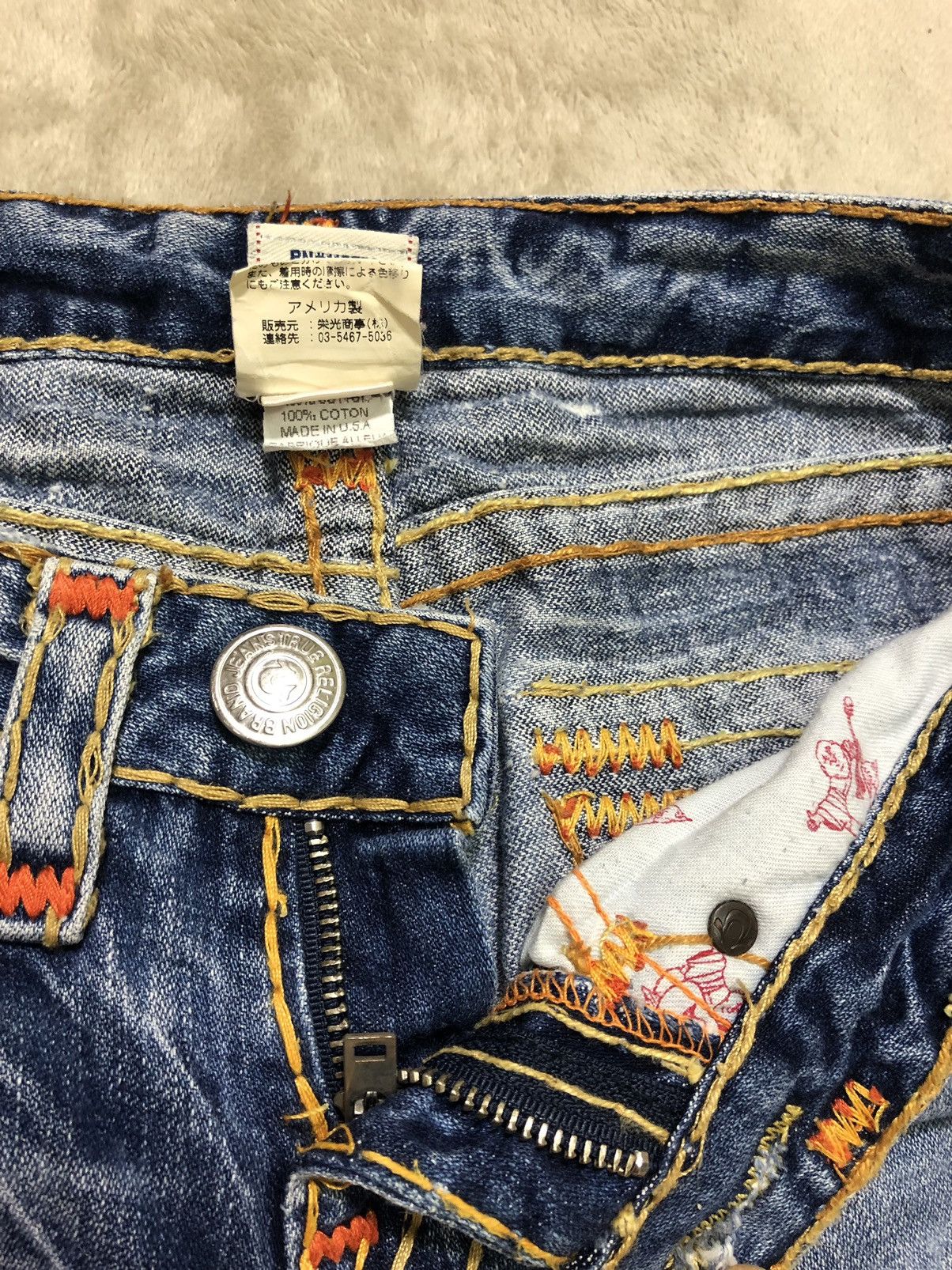 True Religion True Religion Joey Super T Denim Size US 30 / EU 46 - 13 Thumbnail