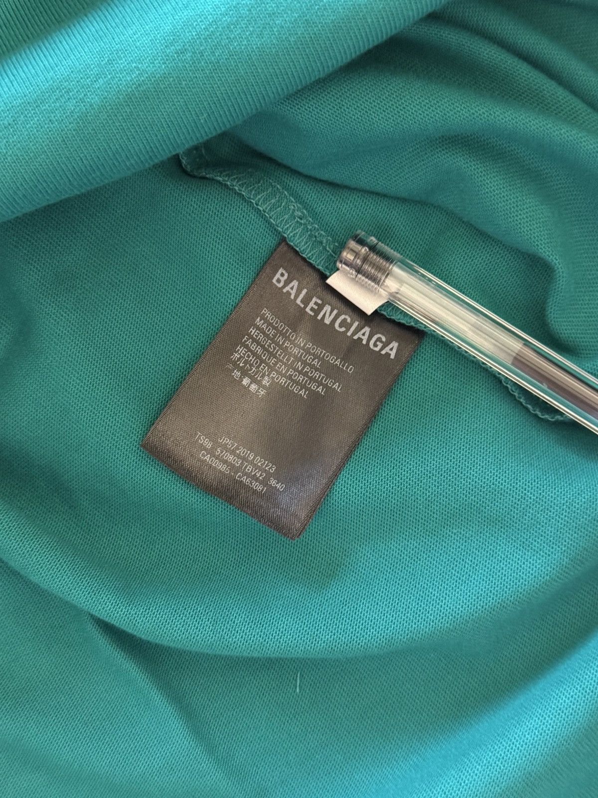 Balenciaga Balenciaga deep green t shirt Size US XS / EU 42 / 0 - 7 Thumbnail