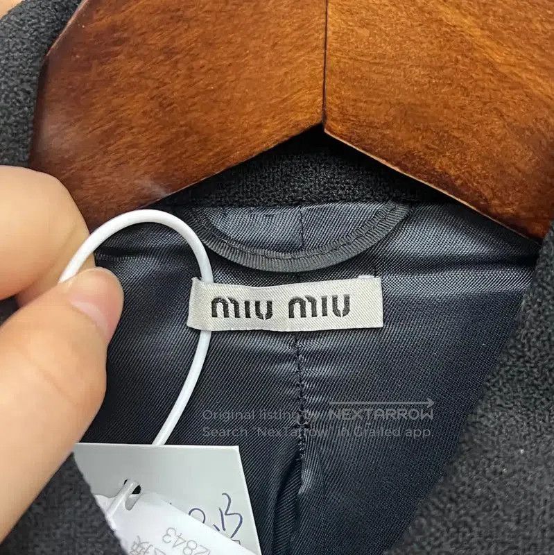 Miu Miu Miu Miu Black Wool Women's Coat . Size M / US 6-8 / IT 42-44 - 3 Thumbnail