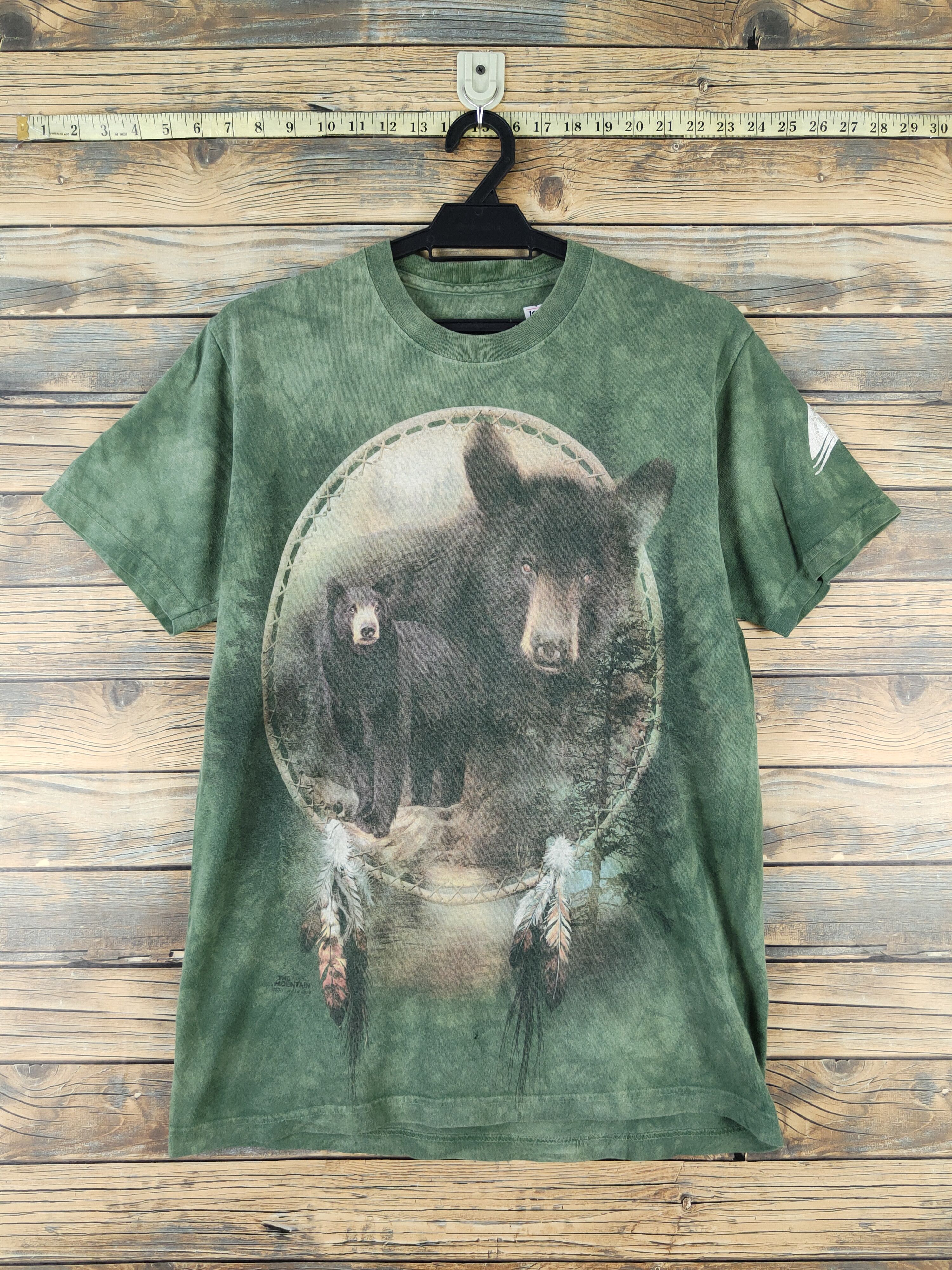 The Mountain DL The Mountain Green Faded Short Sleeve T-shirt #1036 Size US S / EU 44-46 / 1 - 1 Thumbnail