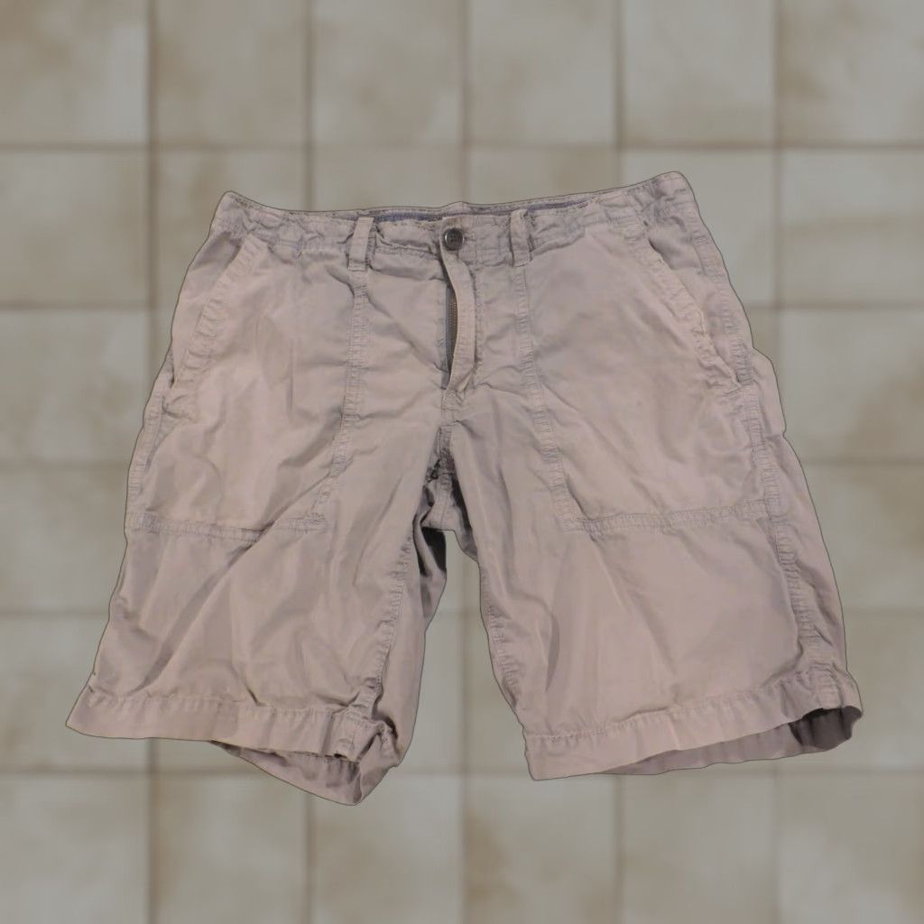 Banana Republic Banana Republic Womens Shorts 31 Gray aiden chino straight Casual Flat Front Zip Core Classic Comfort Summer Women's 31 Gray Size 24" / US 00 / IT 34 - 1 Thumbnail