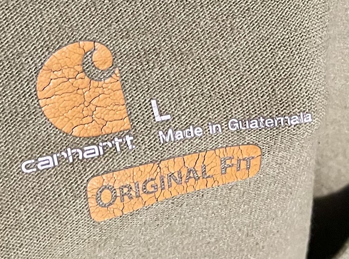 Carhartt Carhartt Tee Shirt vintage Size US L / EU 52-54 / 3 - 3 Thumbnail