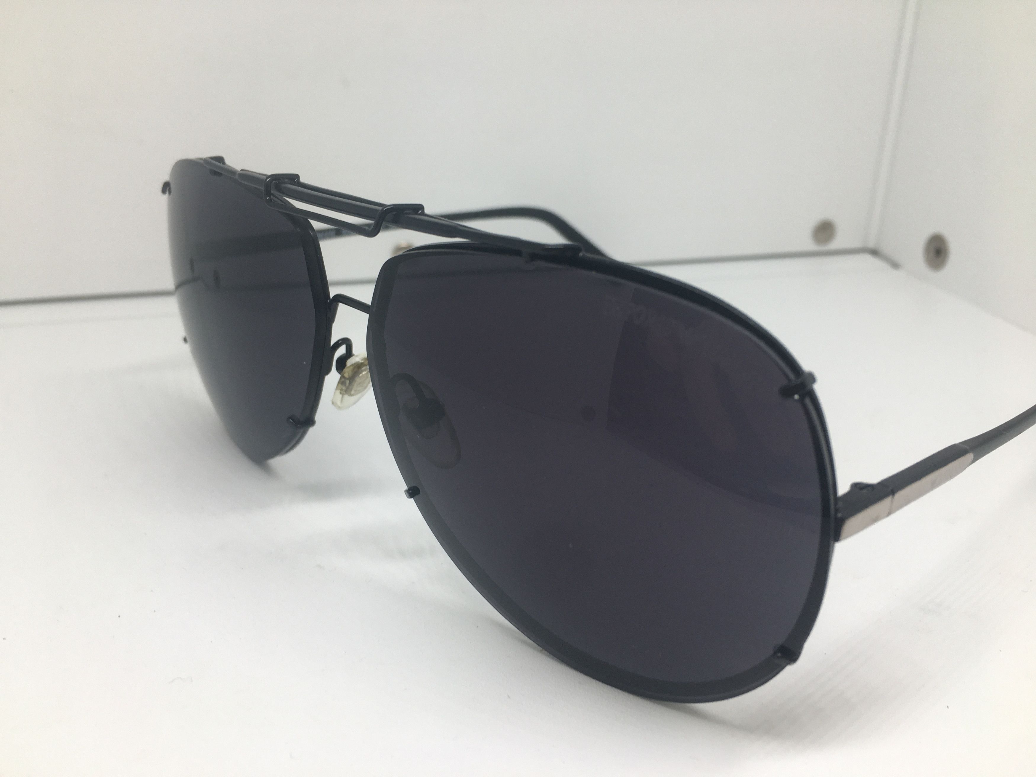 Emporio Armani Vintage Emporio Armani EA9885 Aviator Sunglasses Frame Pilot Size ONE SIZE - 3 Thumbnail