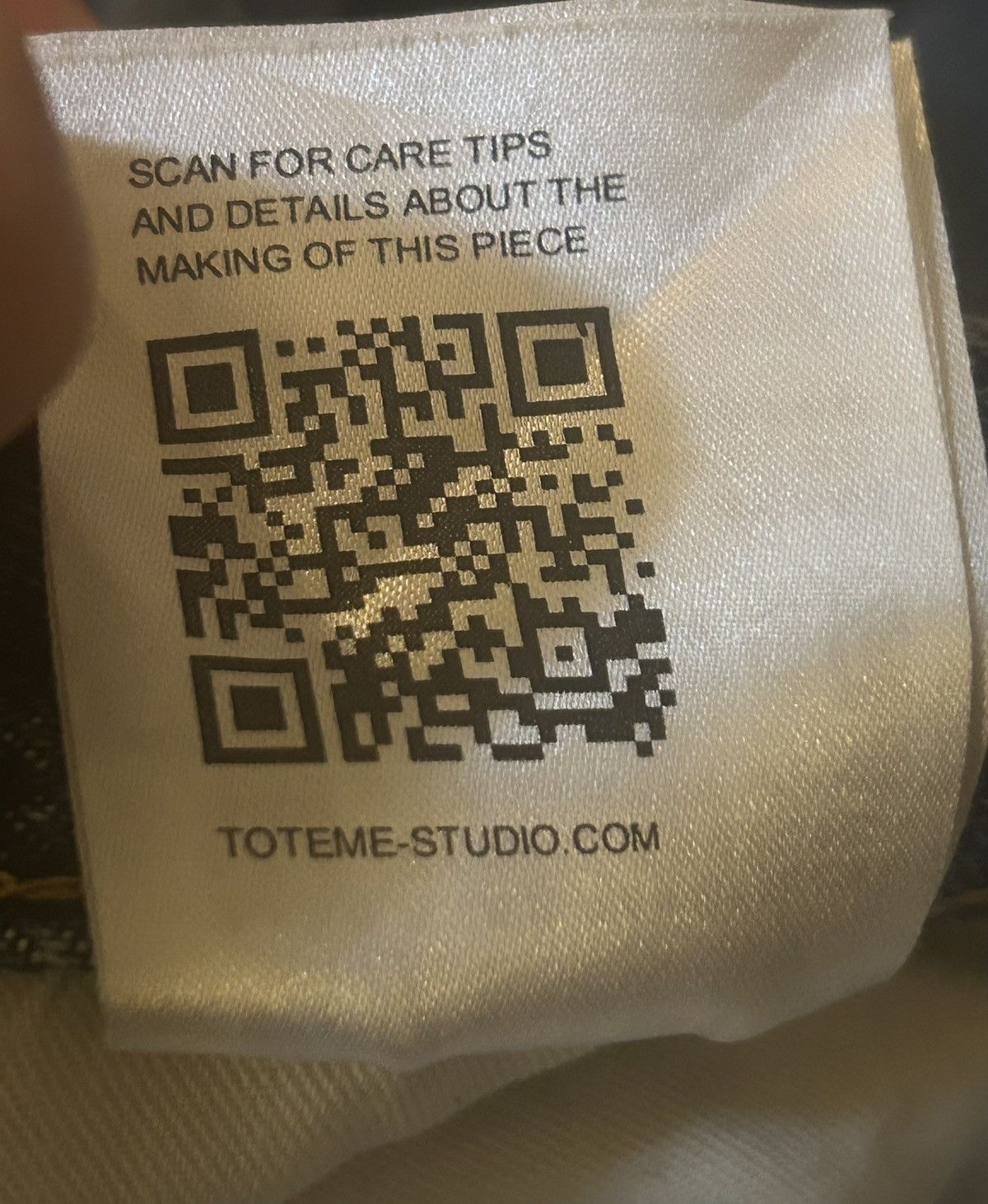 Toteme Toteme Cotton Organic Regular Fit Denim Vintage Wash 425 Size 30" / US 8 / IT 44 - 9 Thumbnail