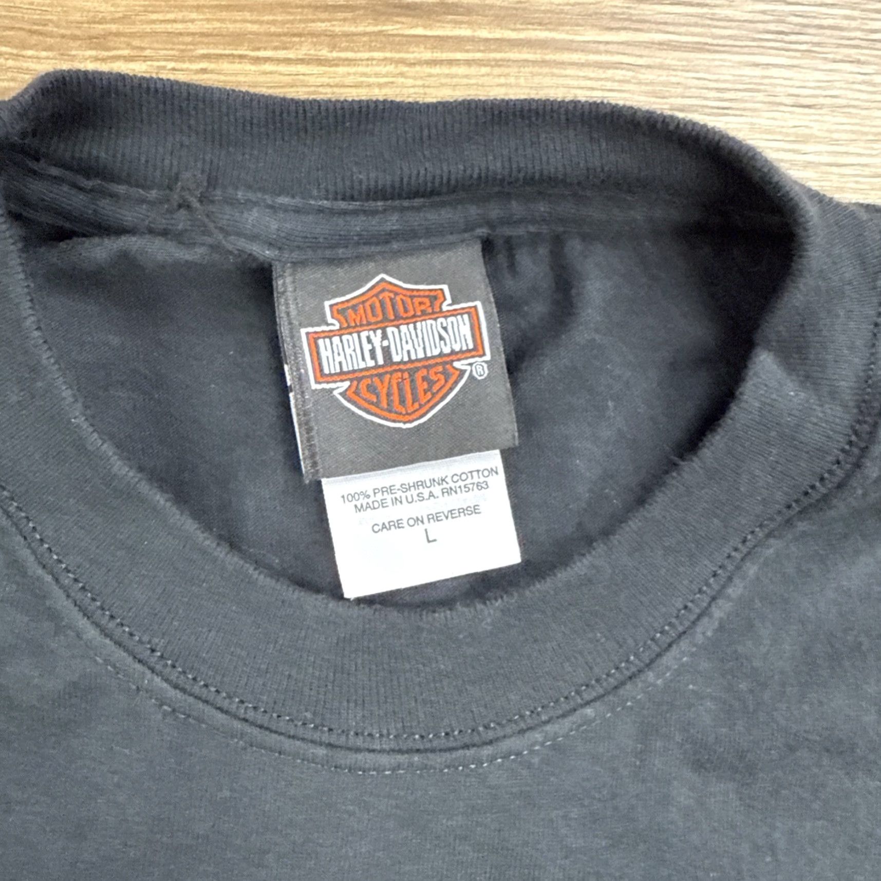 Harley Davidson Harley-Davidson Shirt Men L Black Fire It Up Smokey Mountain Tenn T-Shirt Size US L / EU 52-54 / 3 - 3 Thumbnail