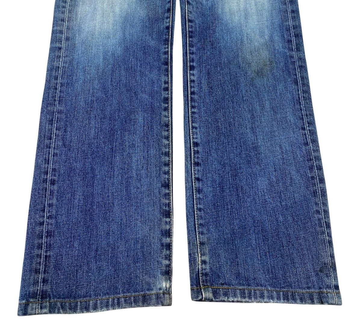 Uniqlo Uniqlo Faded Wash Ripped Style Straight Leg Jeans Size US 32 / EU 48 - 5 Thumbnail