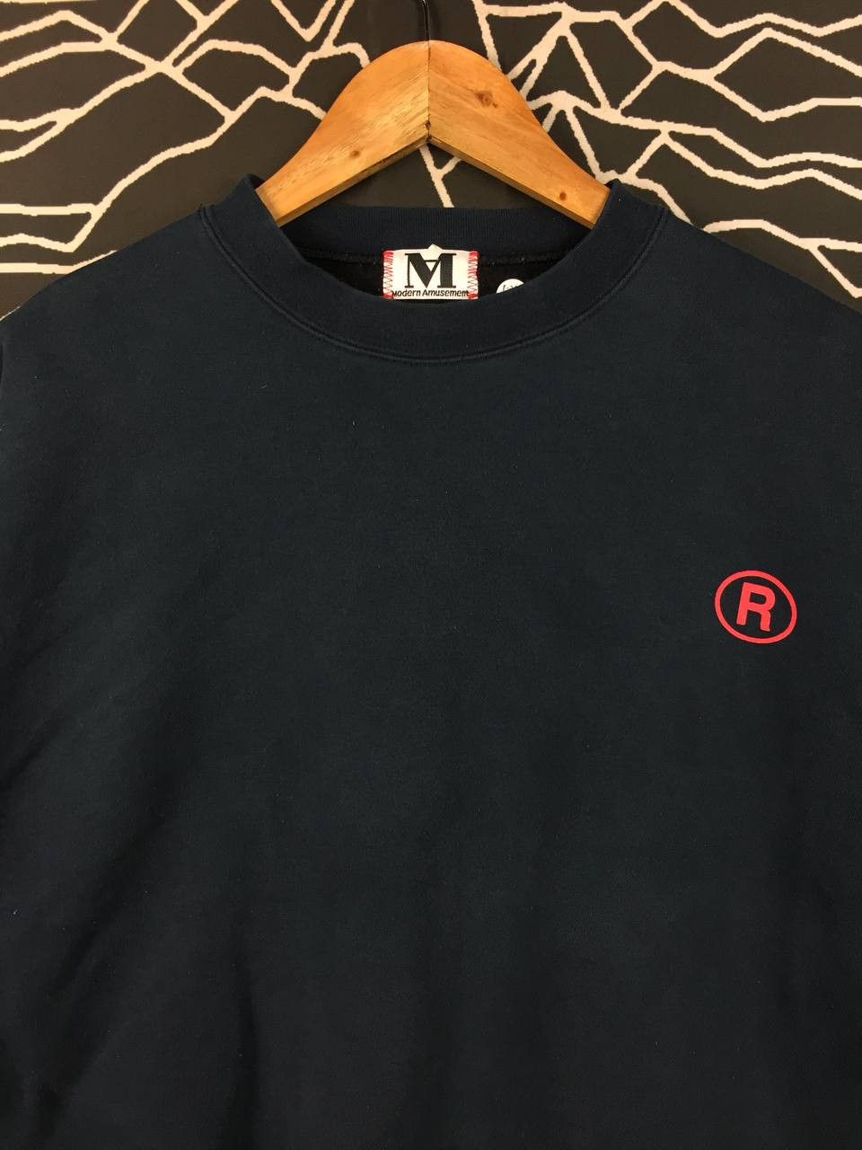 Modern Amusement Vtg Modern Amusement Crow Logo Boxy Fit Sweatshirt Size US M / EU 48-50 / 2 - 7 Thumbnail