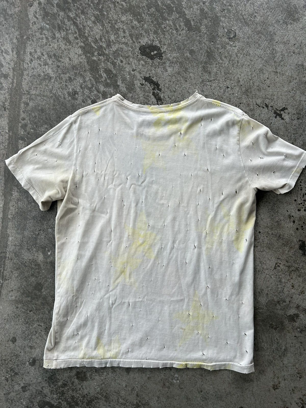 Balmain Balmain Homme AW10 Distressed Floral Shirt Decarnin Size US M / EU 48-50 / 2 - 4 Thumbnail
