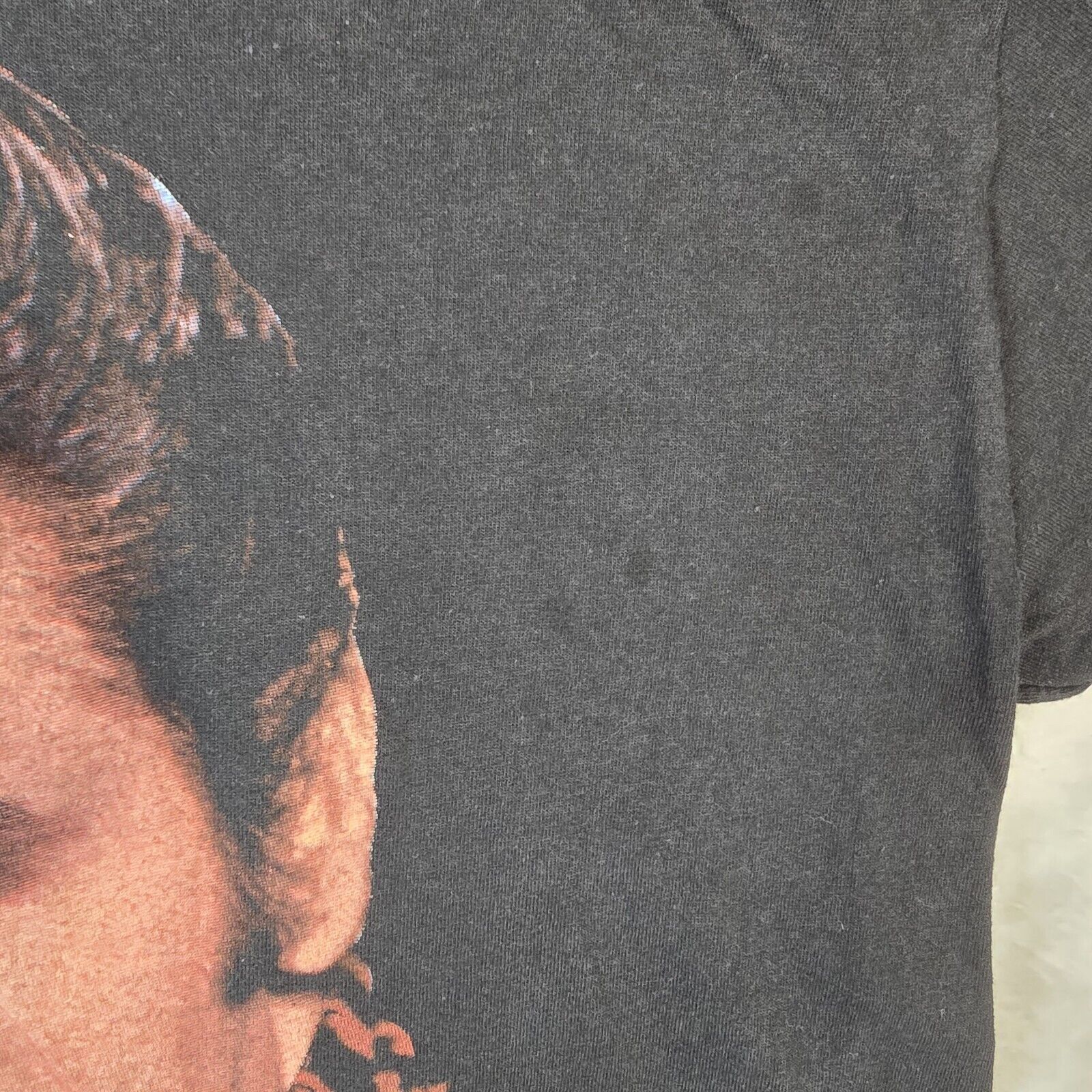 Hanes Vintage 1990 Elvis Presley Black Large Print Men's L T-Shirt Size US L / EU 52-54 / 3 - 9 Thumbnail