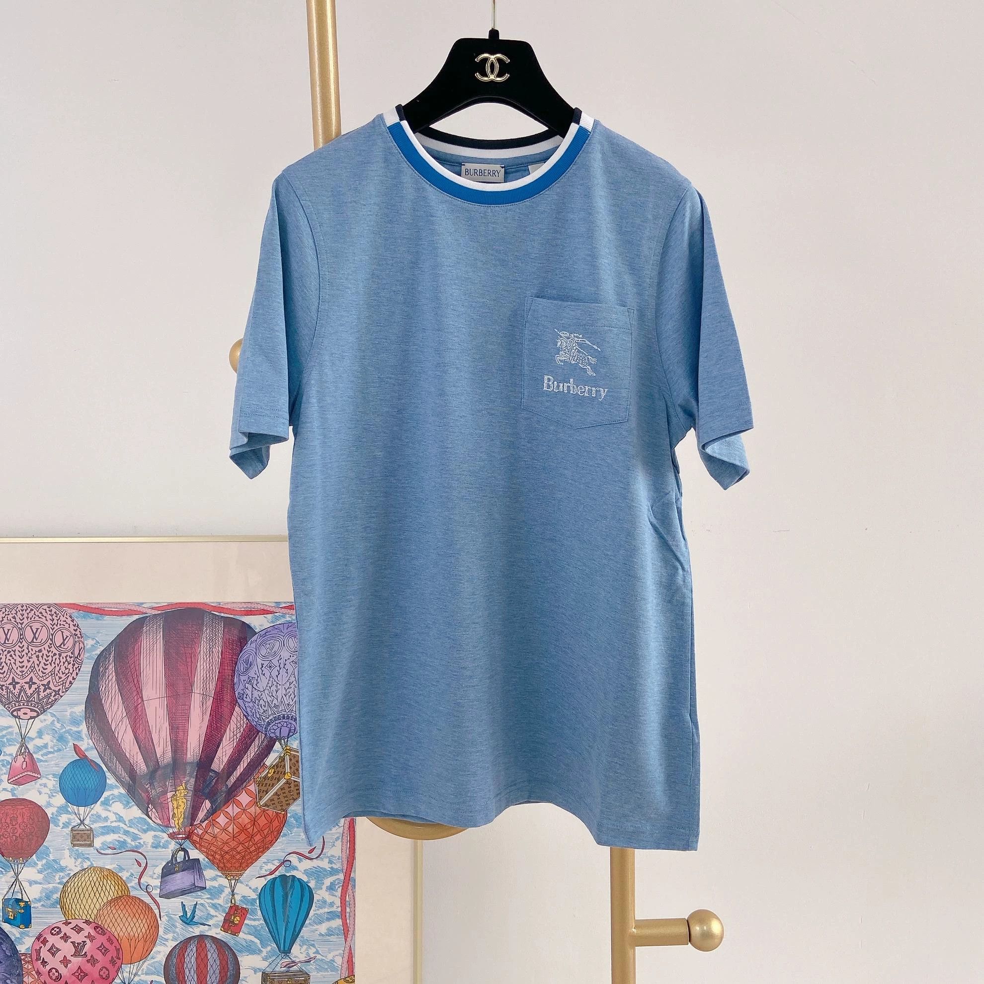 Burberry Burberry Blue T-Shirt 14Y With Tags Size US XS / EU 42 / 0 - 2 Thumbnail