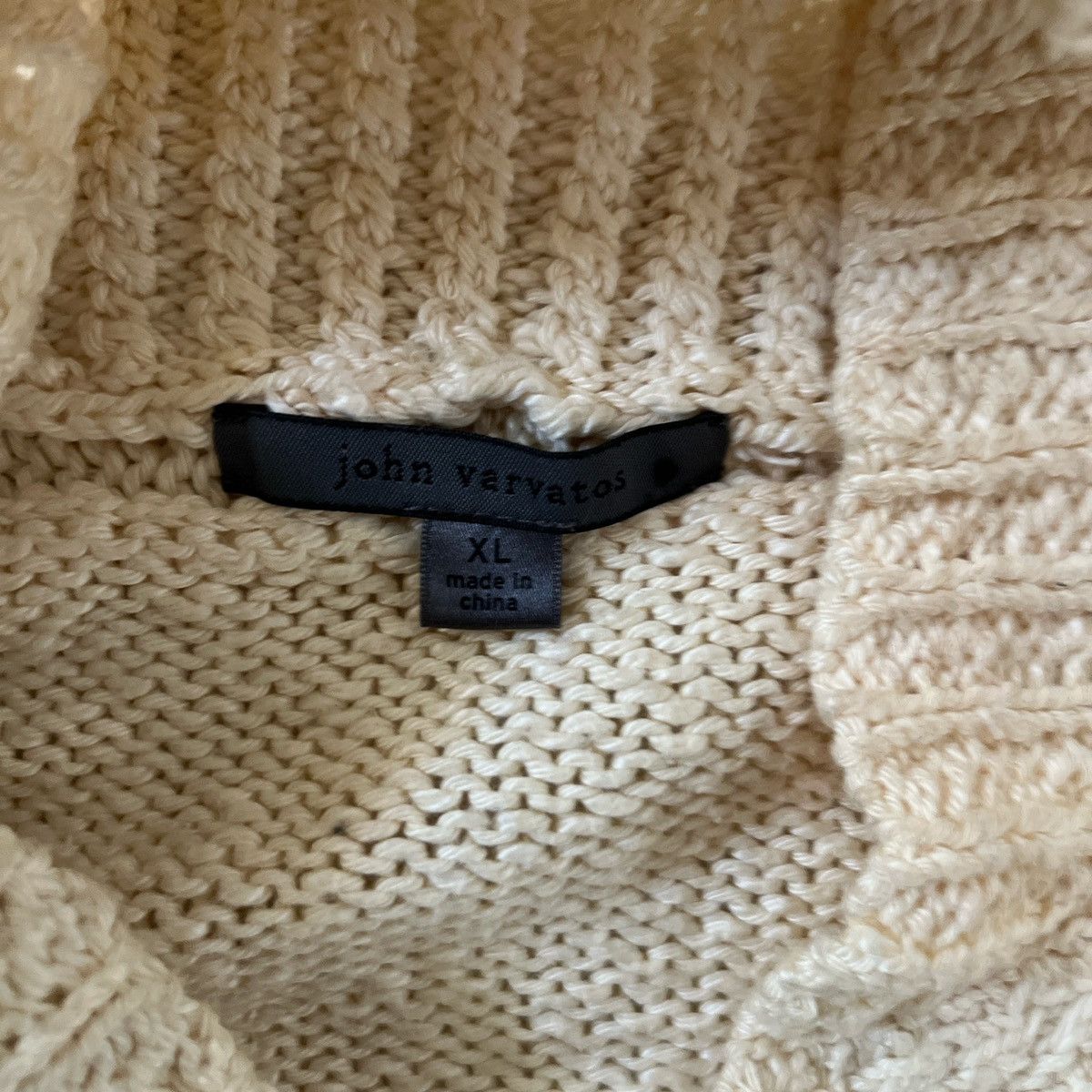 John Varvatos × Vintage Vintage John Varvatos Wool Cardigan Size US XL / EU 56 / 4 - 4 Thumbnail