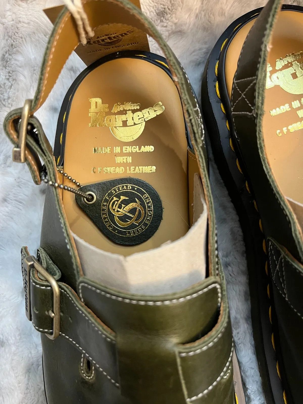 Dr. Martens Handcrafted/Made in England Dr. Martens Jorge Leather Mules Size US 13 / EU 46 - 3 Thumbnail