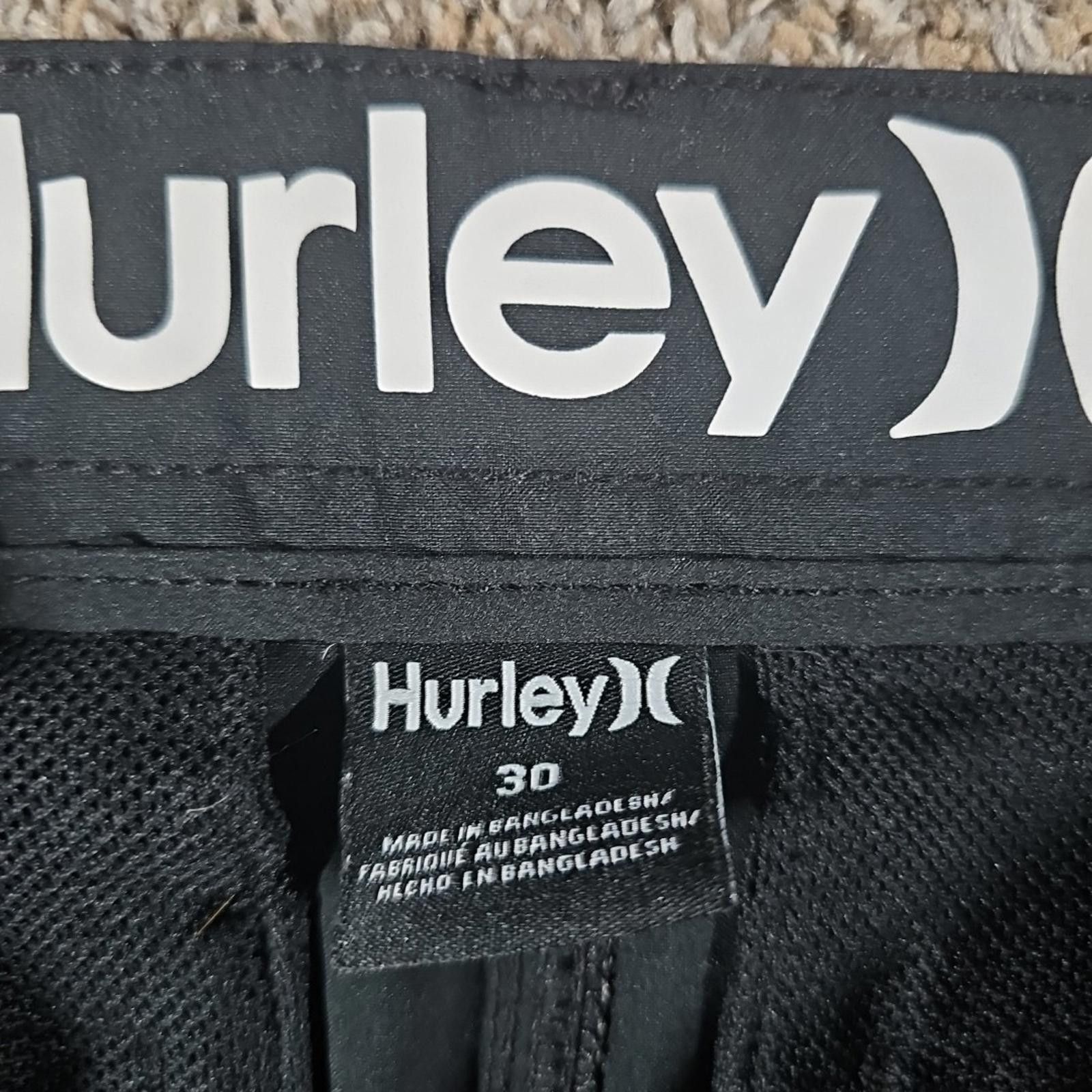 Hurley Hurley Sz 30 Black Shorts Size US 30 / EU 46 - 4 Thumbnail
