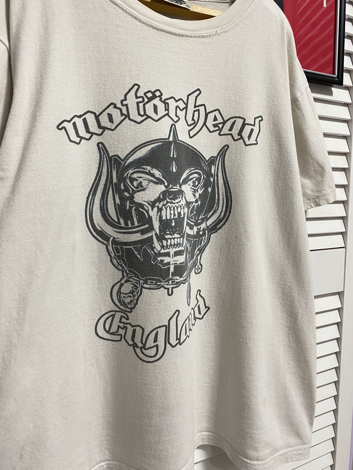 Band Tees Vintage T-shirt Tee Motörhead England Band Logo Rock Skull Size US M / EU 48-50 / 2 - 4 Thumbnail