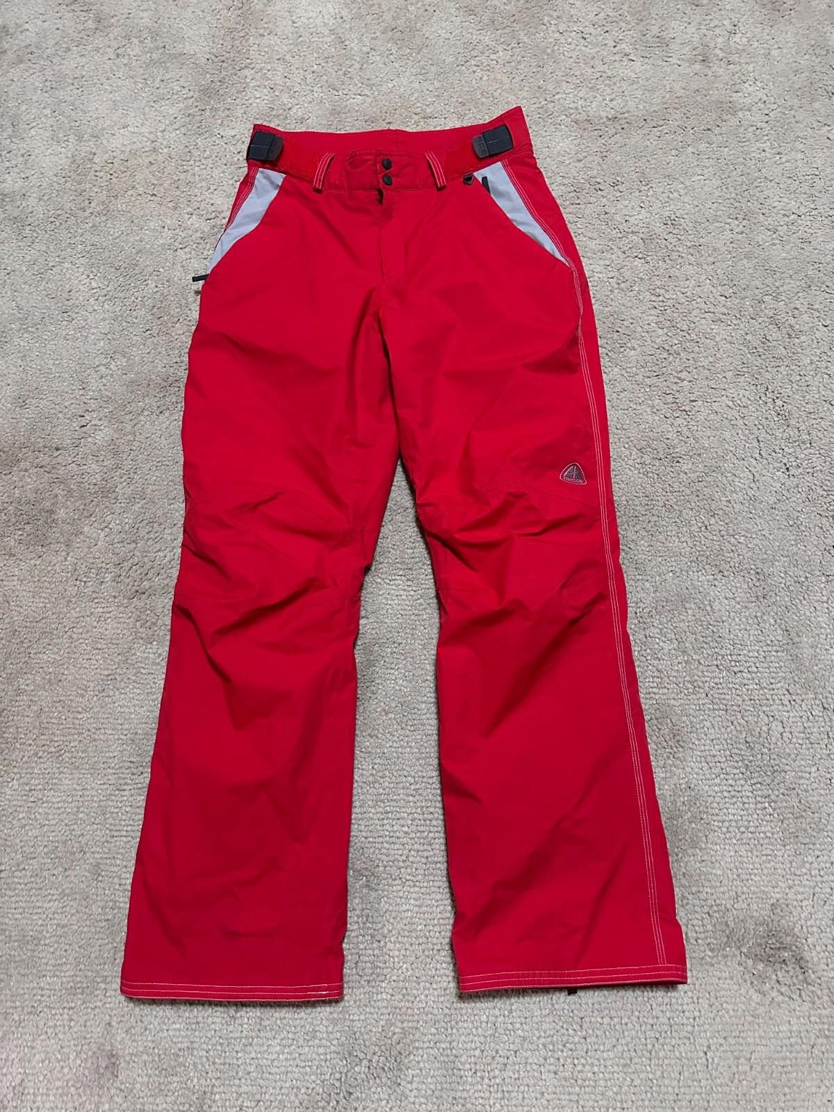 Nike Nike ACG Winter Vintage Ski Pants Red Womens M Size US 32 / EU 48 - 1 Thumbnail