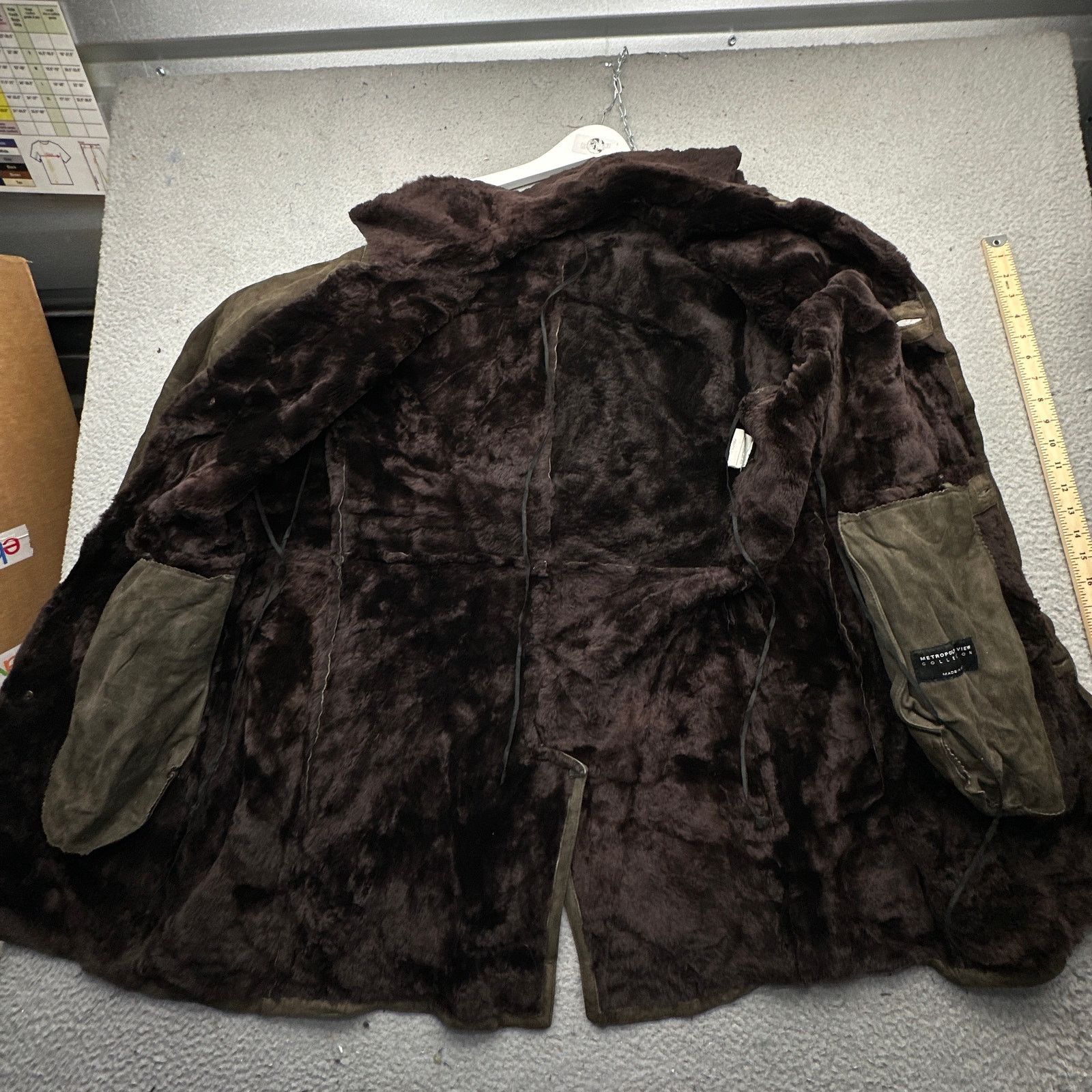 Metropolitan View Metropolitan View Original Shearling Coat Mens Large Brown Size US L / EU 52-54 / 3 - 13 Thumbnail