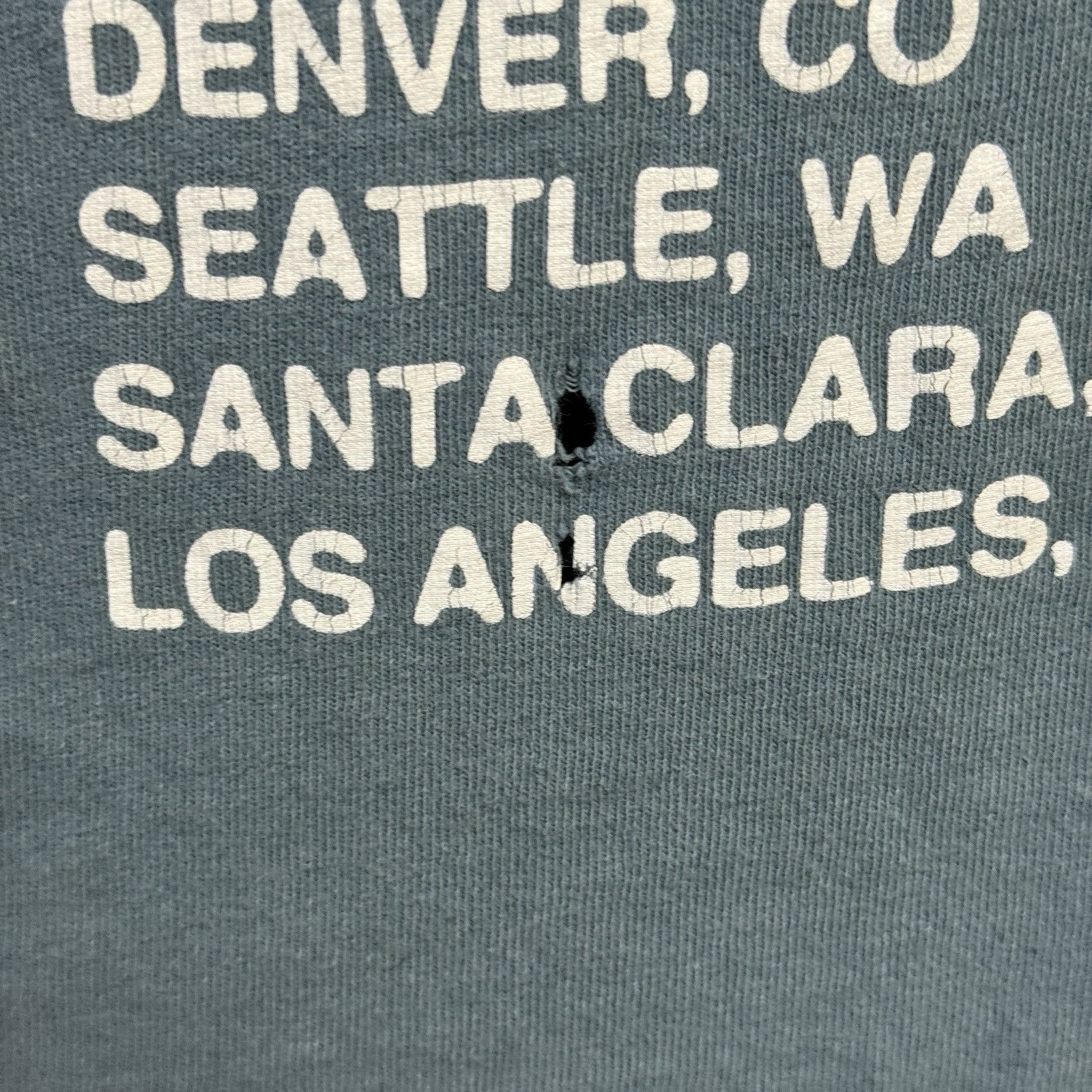 Band Tees Taylor Swift The Eras Tour T Shirt Small 17x25 Gray Short Sl Size S / US 4 / IT 40 - 9 Thumbnail