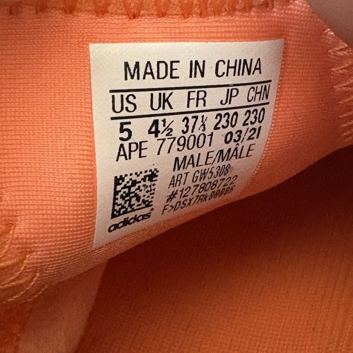 Yeezy Adidas Yeezy Quantum Hi-Res Orange Size 5 Size US 5 / EU 37 - 9 Thumbnail