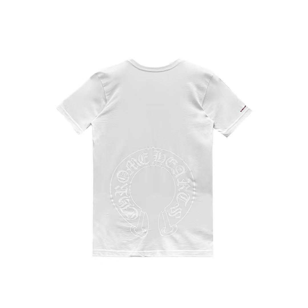 Chrome Hearts Chrome Hearts Horseshoe Scroll Logo Short Sleeve Tee Size US S / EU 44-46 / 1 - 2 Thumbnail