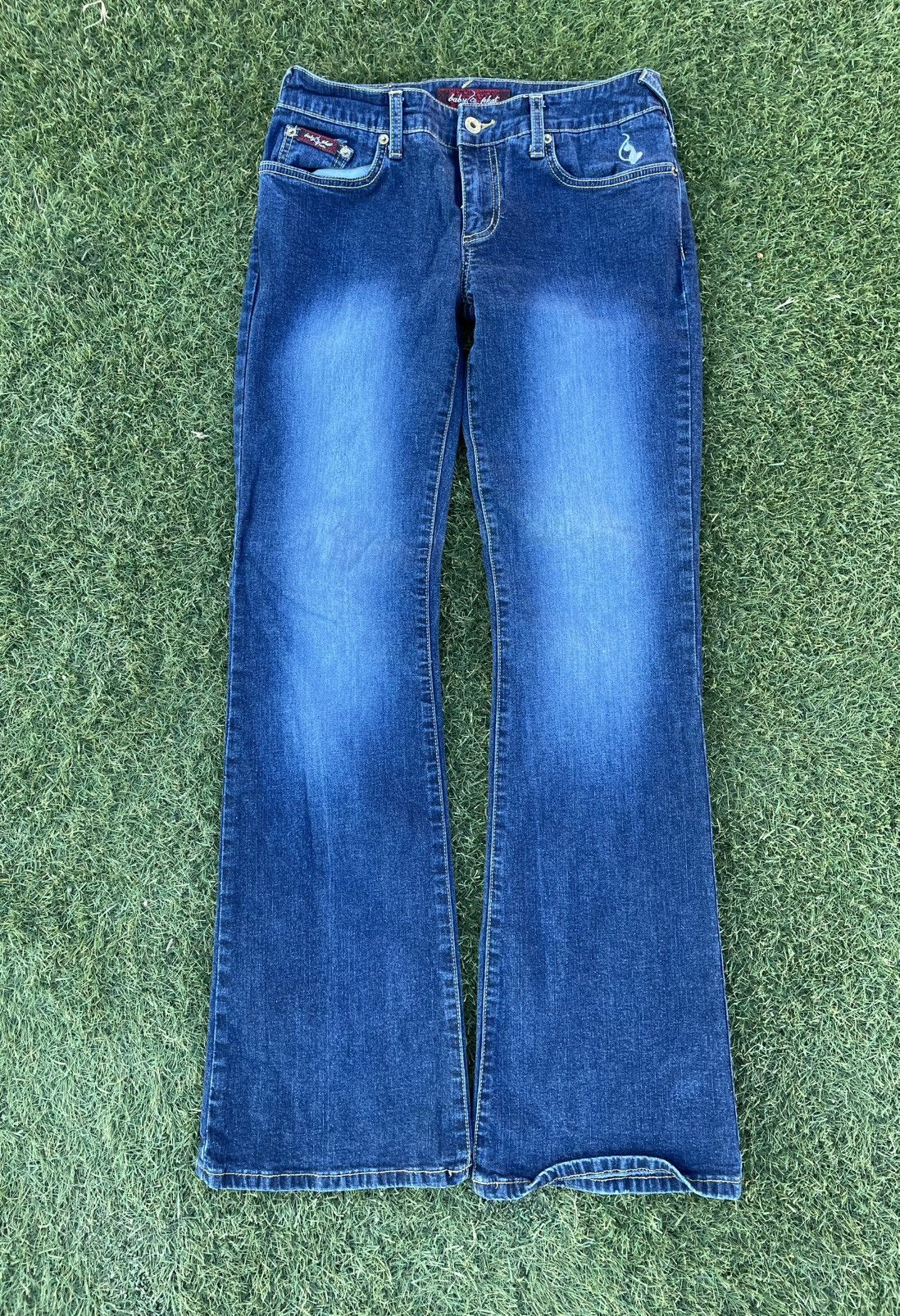 Other Vintage Y2K Baby Phat Women's Blue Jeans Size 9 Boot Cut Size 32" / US 10 / IT 46 - 1 Thumbnail