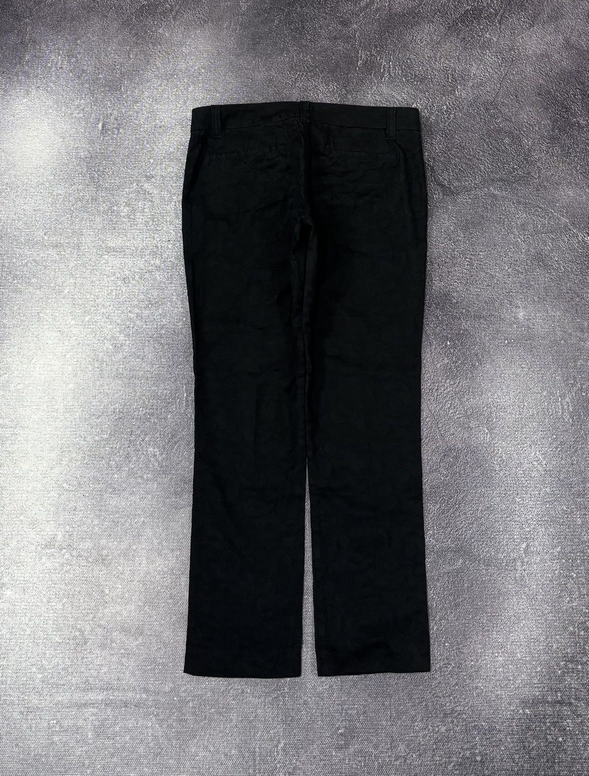 Moschino Vintage Moschino Women’s Flowers Pattern Luxury Black Pants Size 28" / US 6 / IT 42 - 2 Thumbnail