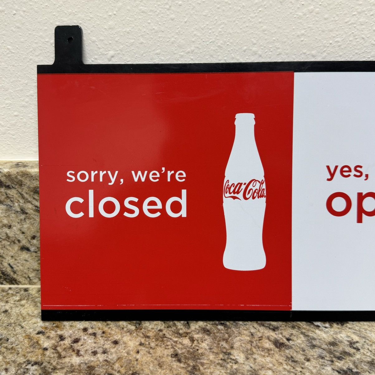 Other × Vintage 2011 Coca-Cola Company - Open/Close & Thanks Sign 8x14” Size ONE SIZE - 5 Thumbnail