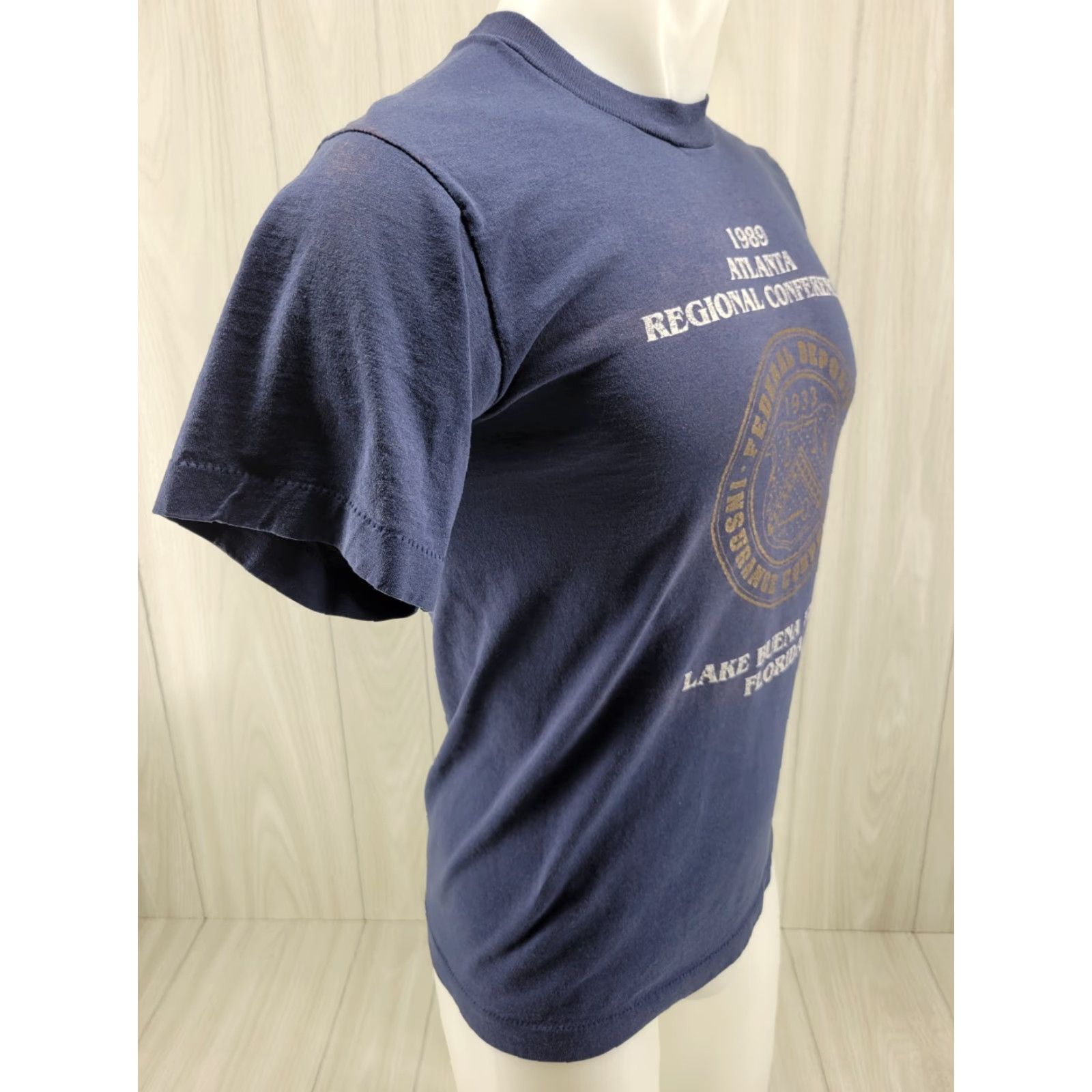 Vintage VINTAGE 1989 Atlanta Regional Conference Federal Depost Shirt Mens Medium Blue Size US M / EU 48-50 / 2 - 5 Thumbnail