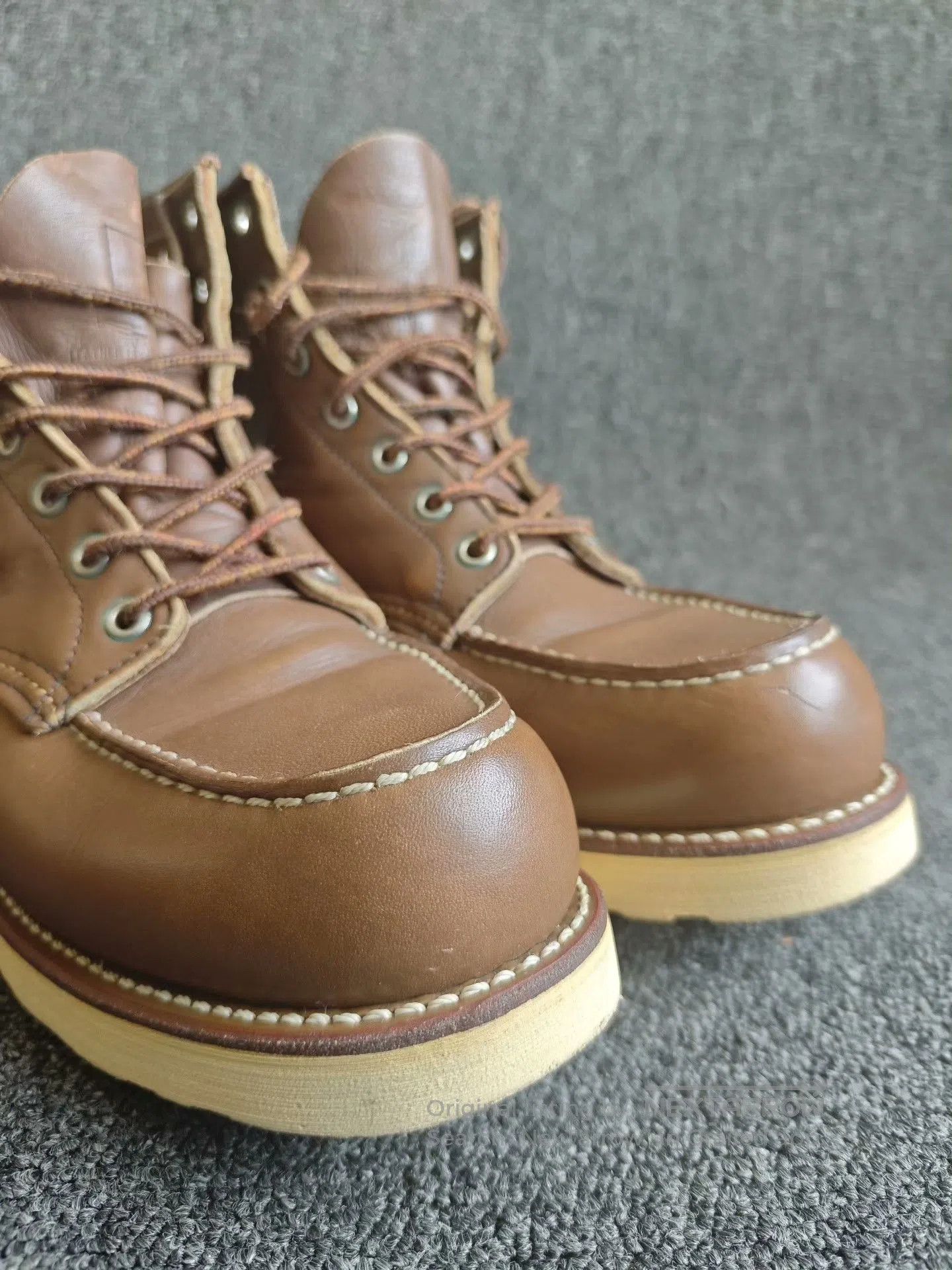 Red Wing Red Wing 8855 Chocolate Work Boots. Size US 8 / EU 41 - 3 Thumbnail