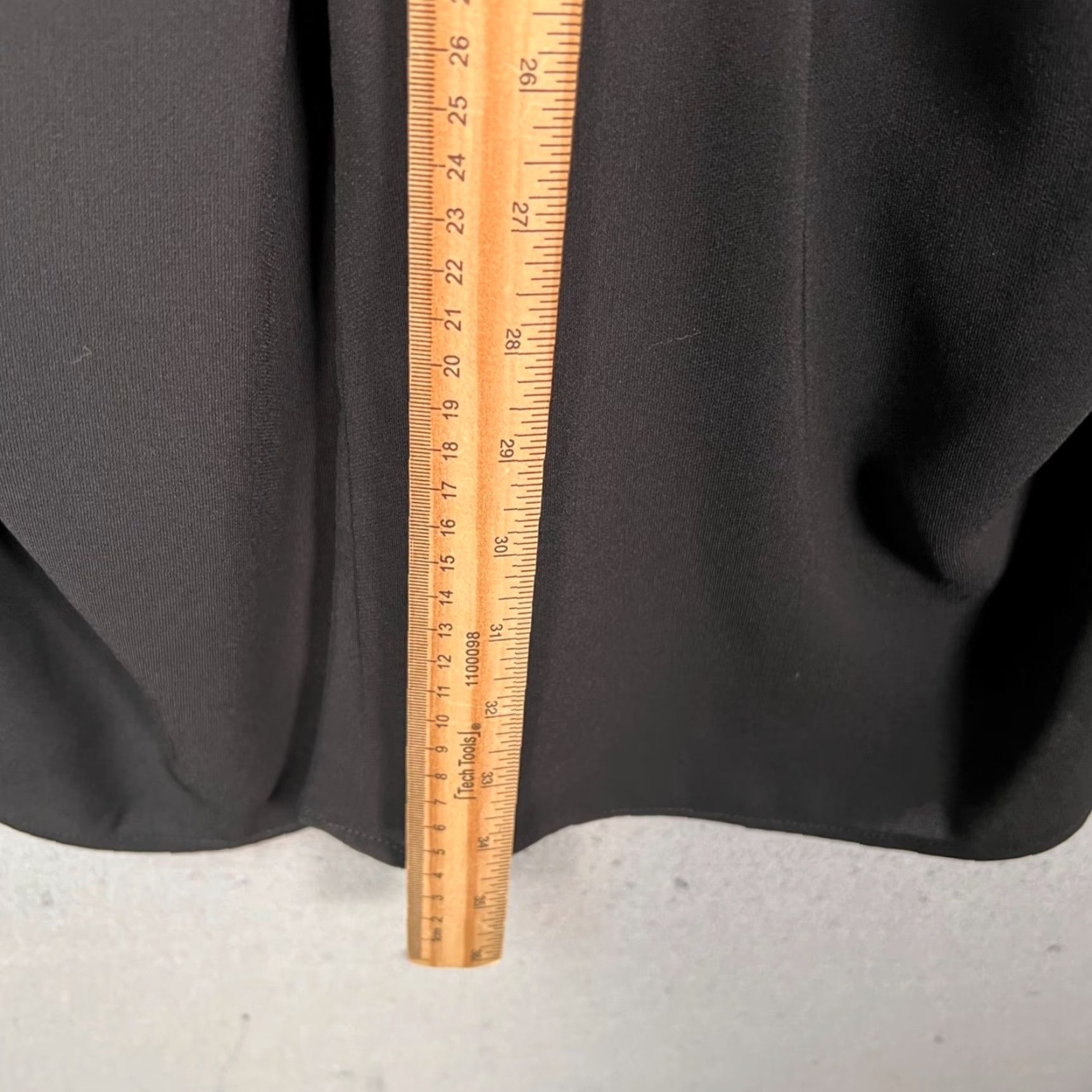 Mango Mango Womens Size 4 Black Long Sleeve Dress w/ Front Twist Knot Detail - A-Line, Mini, Solid, 8/10 - Adult Womens 4 - Knots - Black - Dress Size S / US 4 / IT 40 - 5 Thumbnail