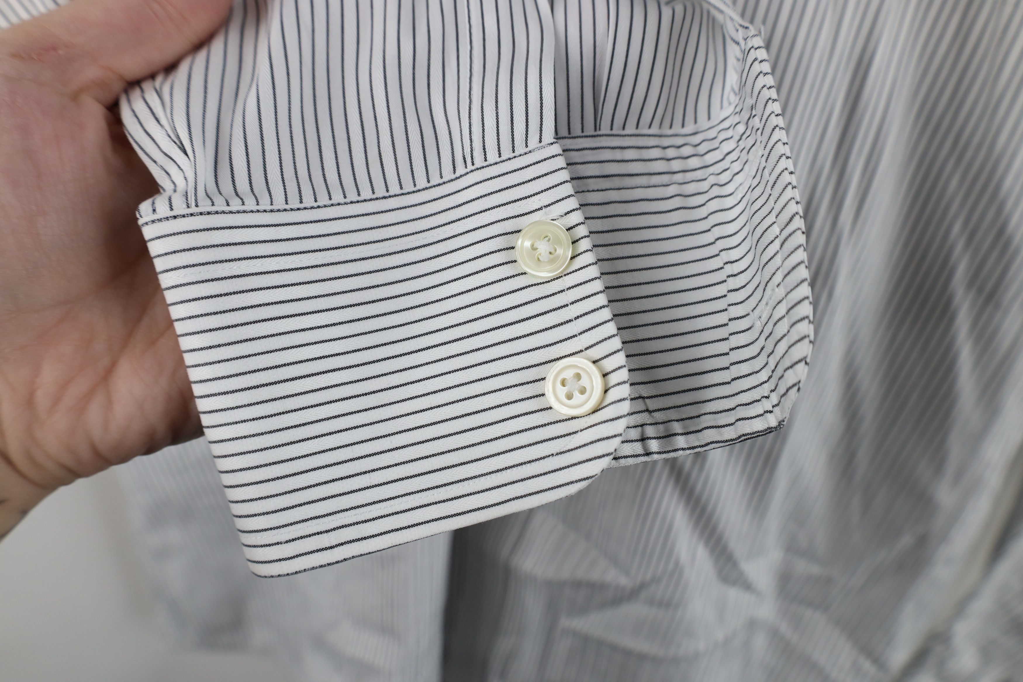Charles Tyrwhitt Charles Tyrwhitt Fit Pinstriped Collared Button Shirt Cotton Size US M / EU 48-50 / 2 - 4 Thumbnail