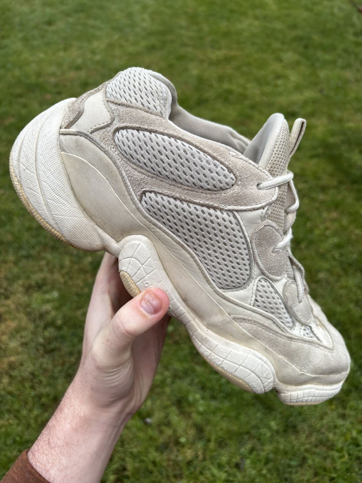 Adidas Adidas Yeezy 500 Bone White 2019 Size 13 Grailed