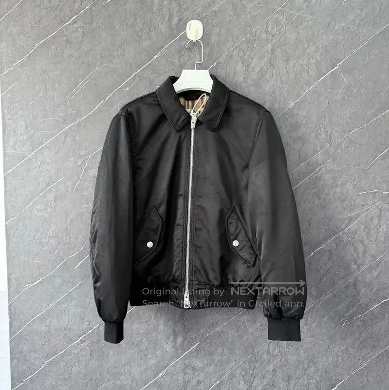 Burberry Burberry Black Cotton Men's Outer Jacket. Size US M / EU 48-50 / 2 - 1 Thumbnail