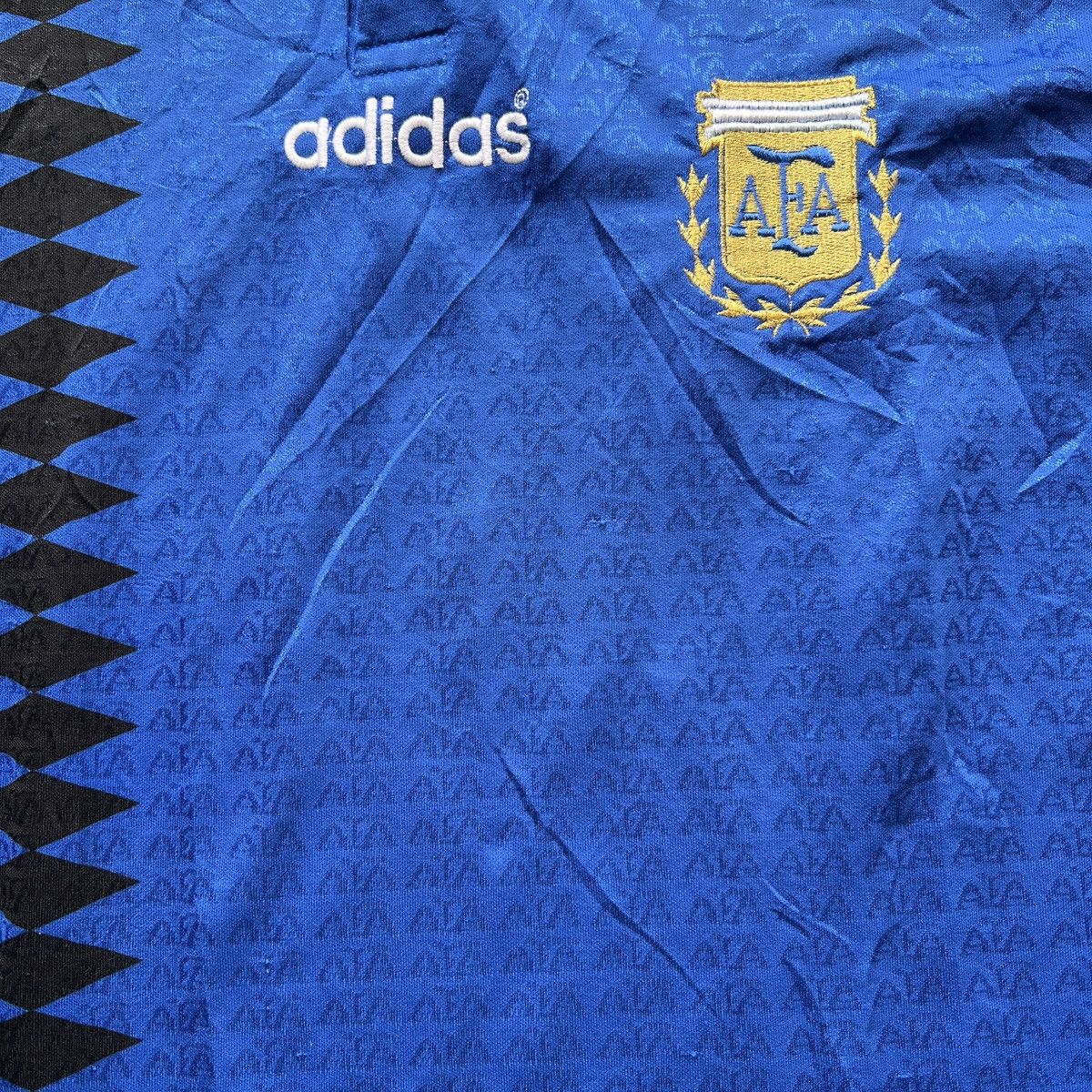 Adidas 🔥 1994 VINTAGE ARGENTINA ADIDAS AWAY JERSEY Size US L / EU 52-54 / 3 - 8 Thumbnail