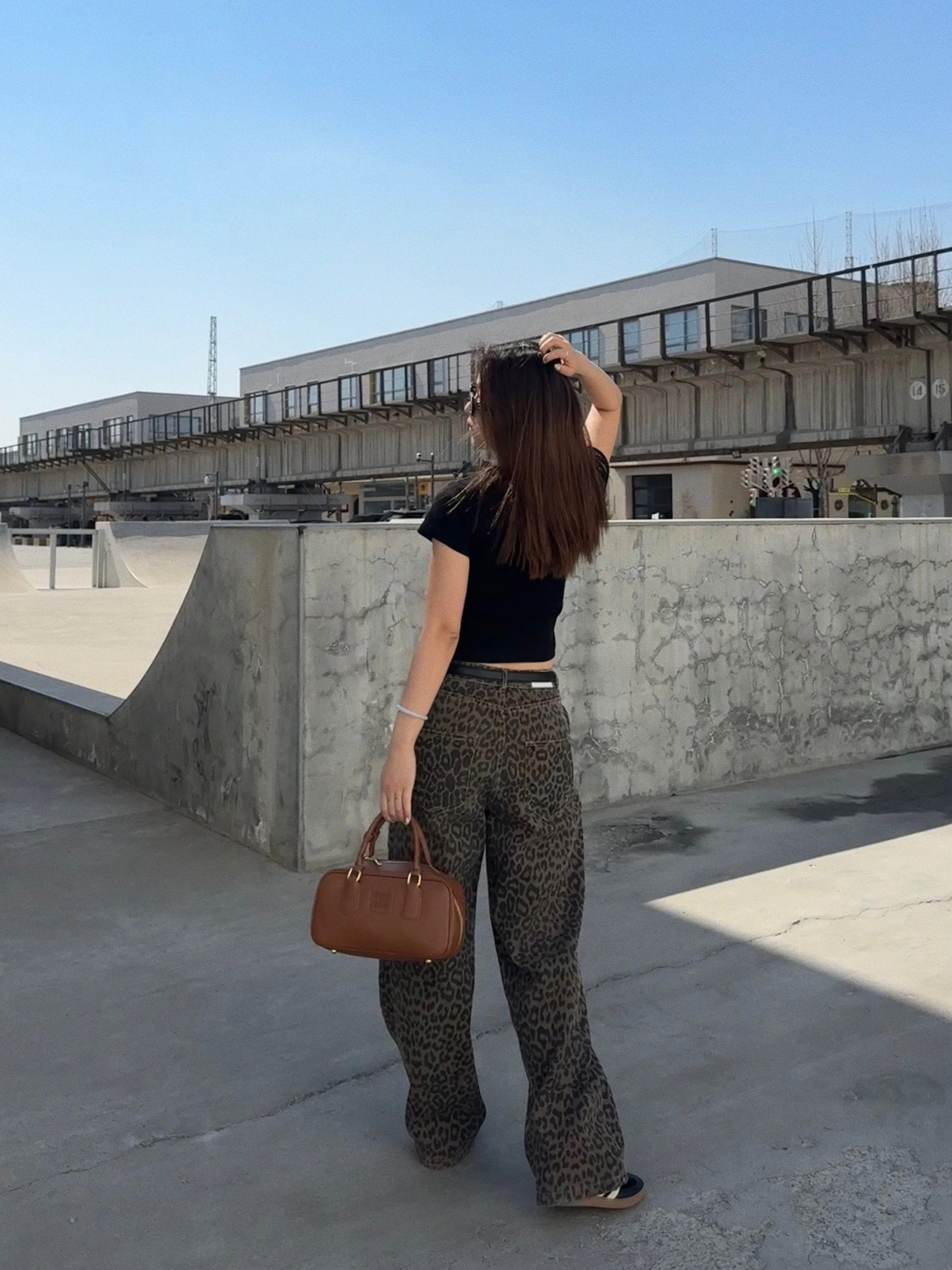 Japanese Brand × Jean Retro Leopard Denim Pants Size 33" - 4 Thumbnail