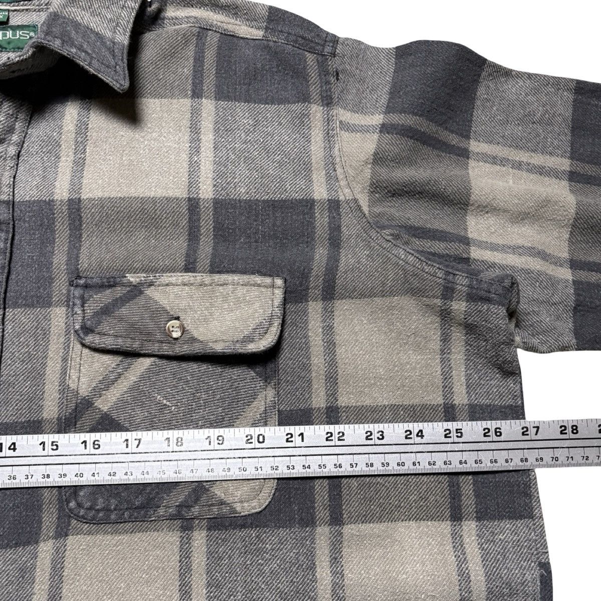 Other Vintage Campus Shirt Mens 2XL Gray Black Heavyweight Flannel Size US XXL / EU 58 / 5 - 5 Thumbnail