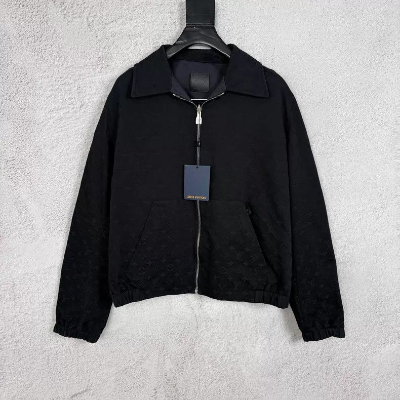 Louis Vuitton Louis Vuitton FW25 Black Full Print Double Zip Jacket Size US M / EU 48-50 / 2 - 1 Thumbnail